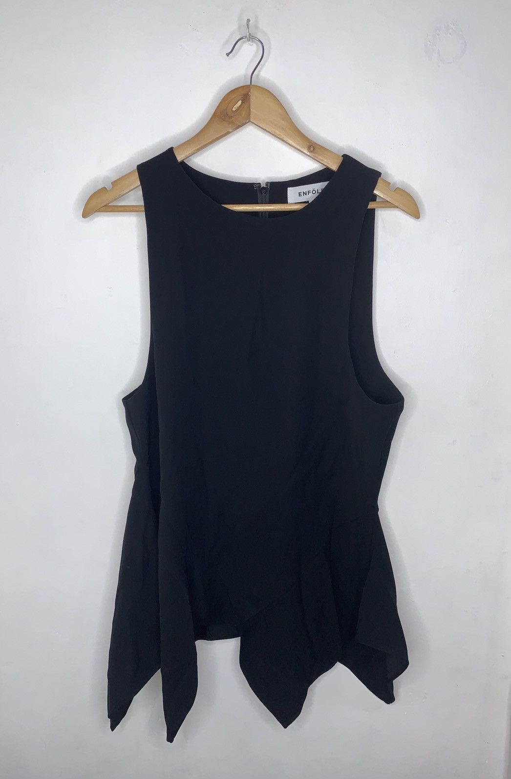 Designer Enfold Asymetric Dress Size XS / US 0-2 / IT 36-38 - 1 Thumbnail