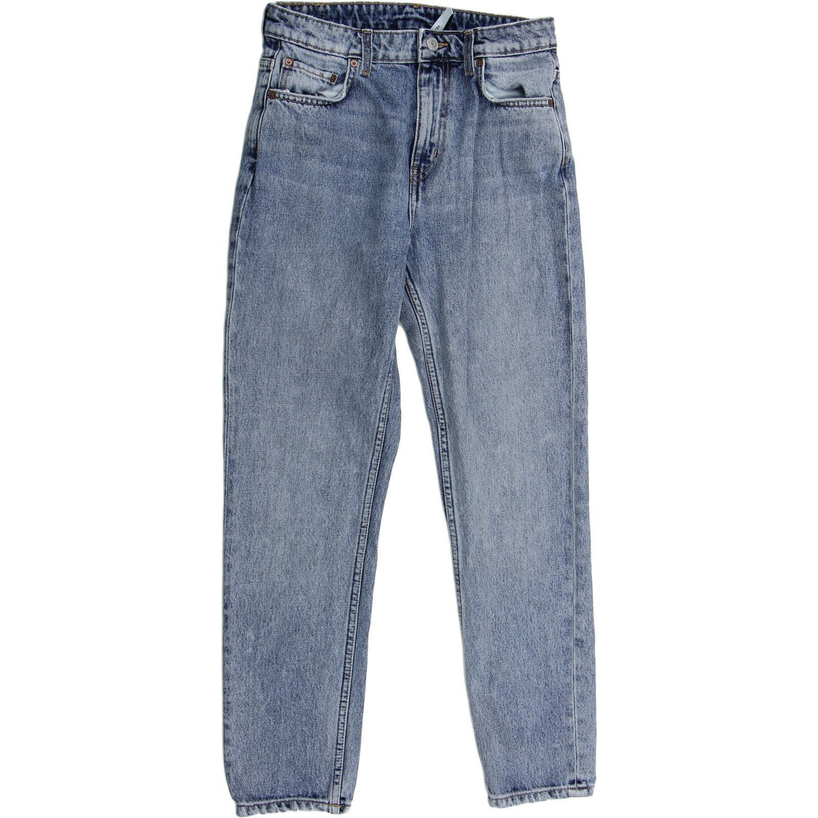 Weekday Seattle San Fran Blue High Waist Mom Jeans, Women's (Size 27)