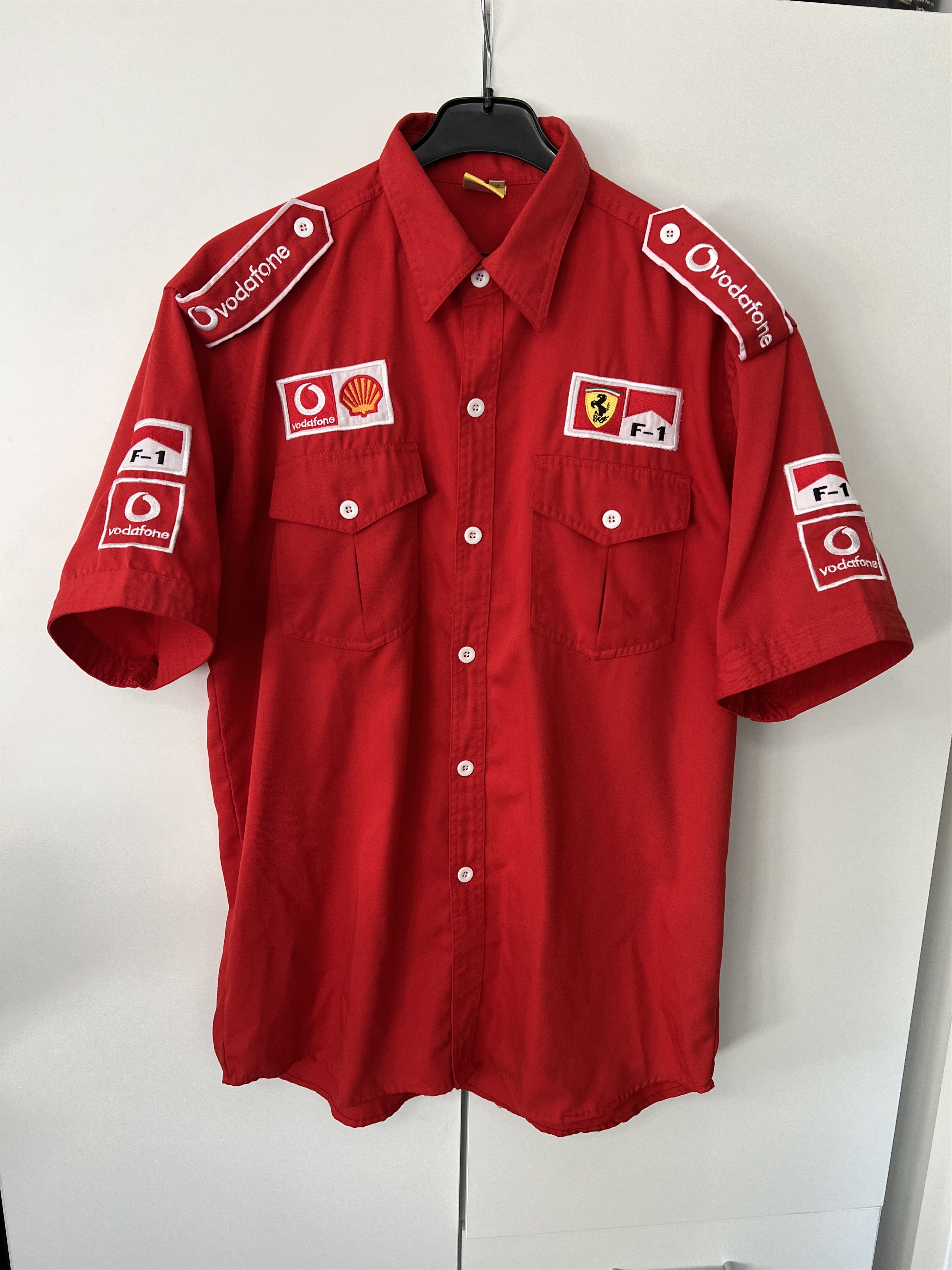 Ferrari Ferrari F1 Vodafone Schell Pocket Shirt Red Racing Size US XXL / EU 58 / 5 - 12 Thumbnail