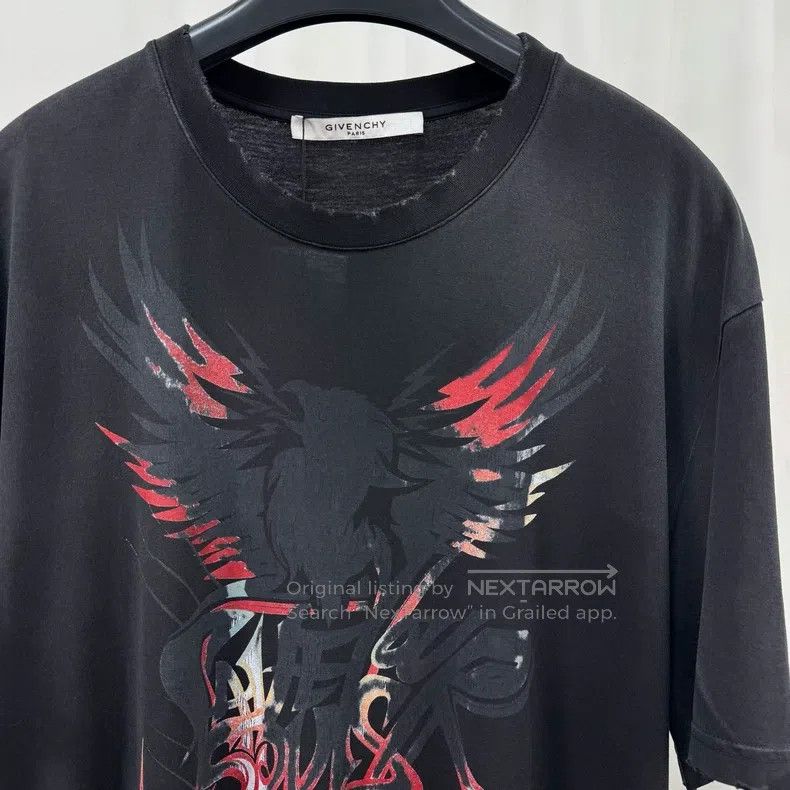 Givenchy Givenchy Washed Vintage Printed Letter Short Sleeve (Size Size US XXL / EU 58 / 5 - 3 Thumbnail