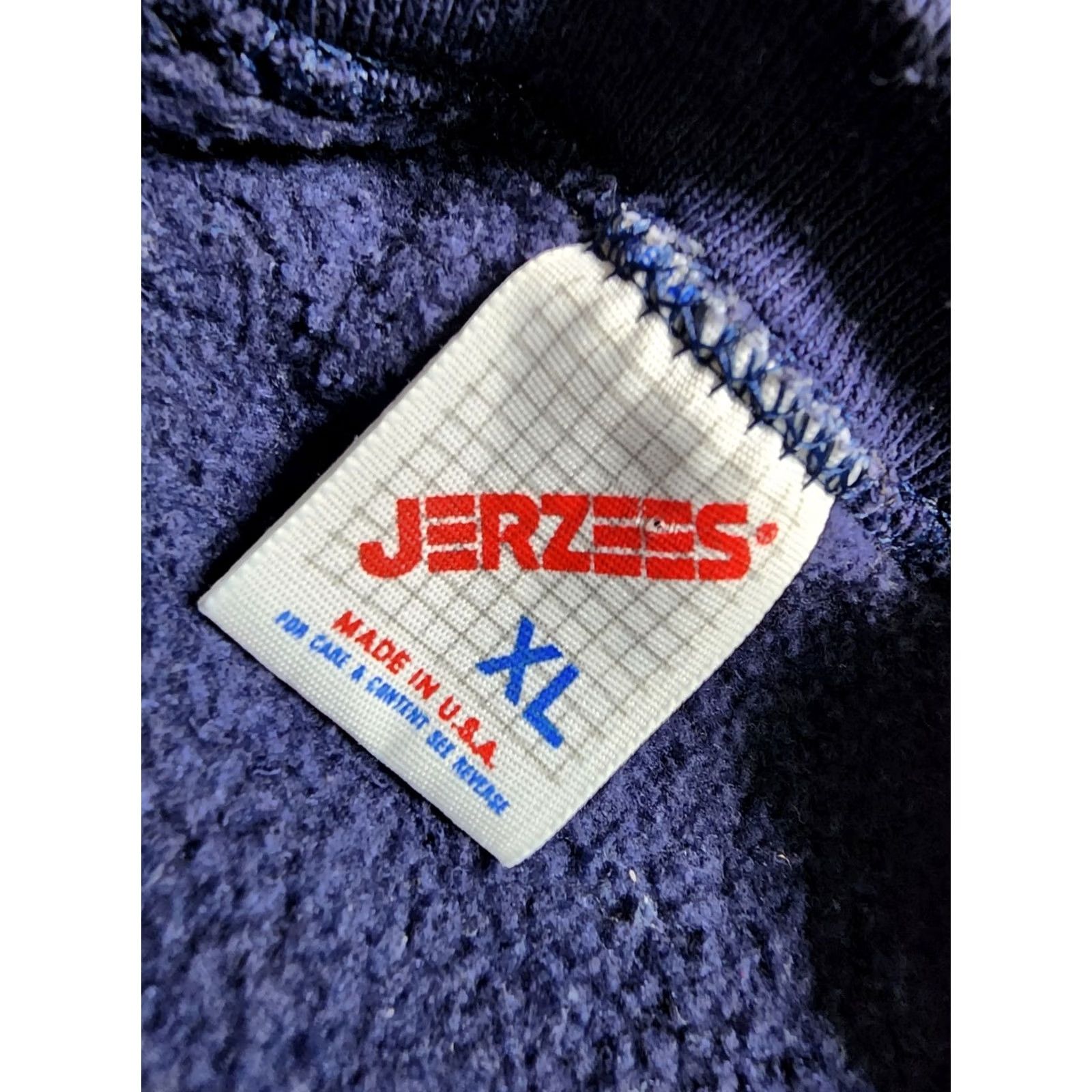 Jerzees VINTAGE Jerzees Sweatshirt Mens XL Fontana Village Resort NC Embroidered Crewneck Blue Pullover Size US XL / EU 56 / 4 - 6 Thumbnail