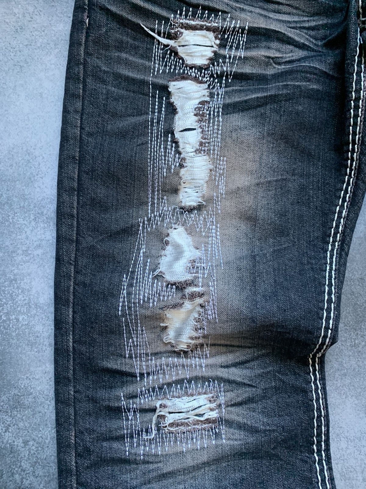 Hysteric Glamour × If Six Was Nine × Japanese Brand 💥 HYSTERIC GLAMOUR BALENCIAGA STYLE BAGGY JAPANESE JEANS Size US 34 / EU 50 - 5 Thumbnail