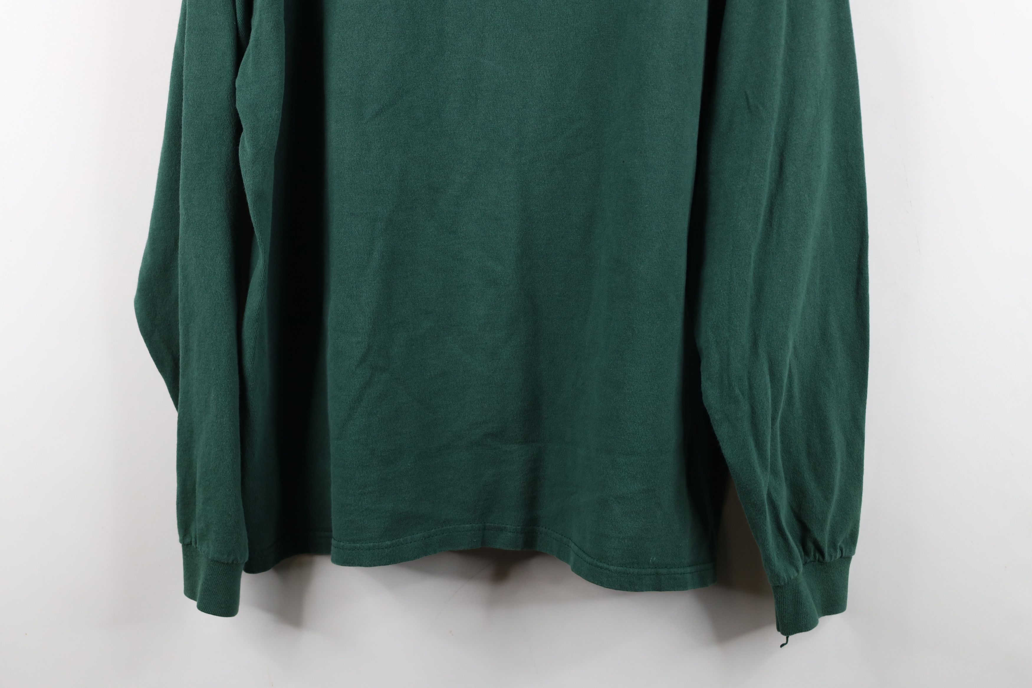 Vintage Vintage 90s Streetwear Mock Neck Long Sleeve T-Shirt Cotton Size US L / EU 52-54 / 3 - 3 Thumbnail