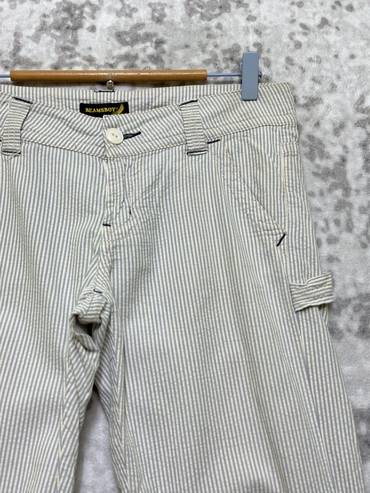 Beams Plus BEAMS BOY Pinstripe Carpenter Pants Japanese Workwear Size US 30 / EU 46 - 5 Thumbnail