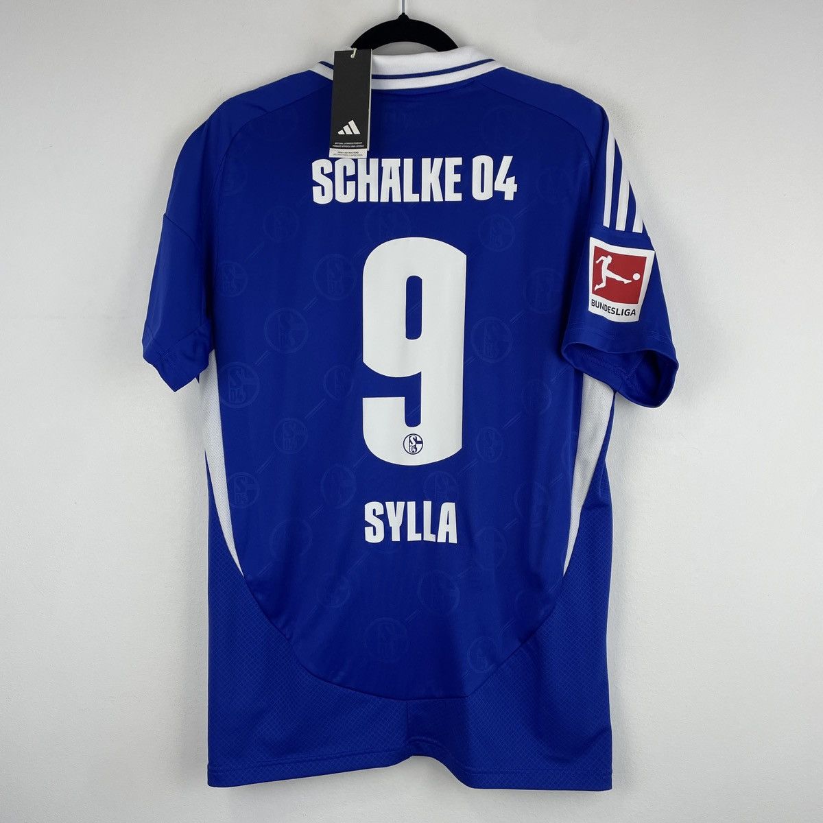 Adidas Schalke 04 Moussa Sylla Home Adidas Jersey Shirt 2024/2025 Size US L / EU 52-54 / 3 - 1 Thumbnail