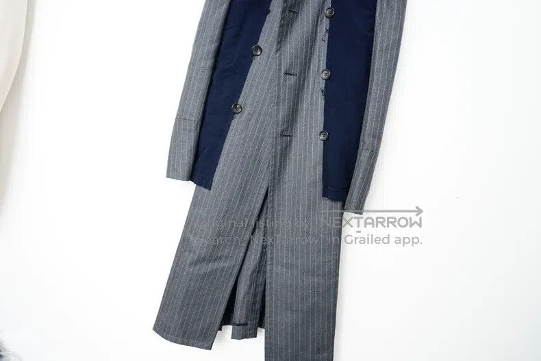 Comme des Garcons Comme des Garcons Patchwork Mid-Length Jacket with Collar Size S / US 4 / IT 40 - 6 Thumbnail