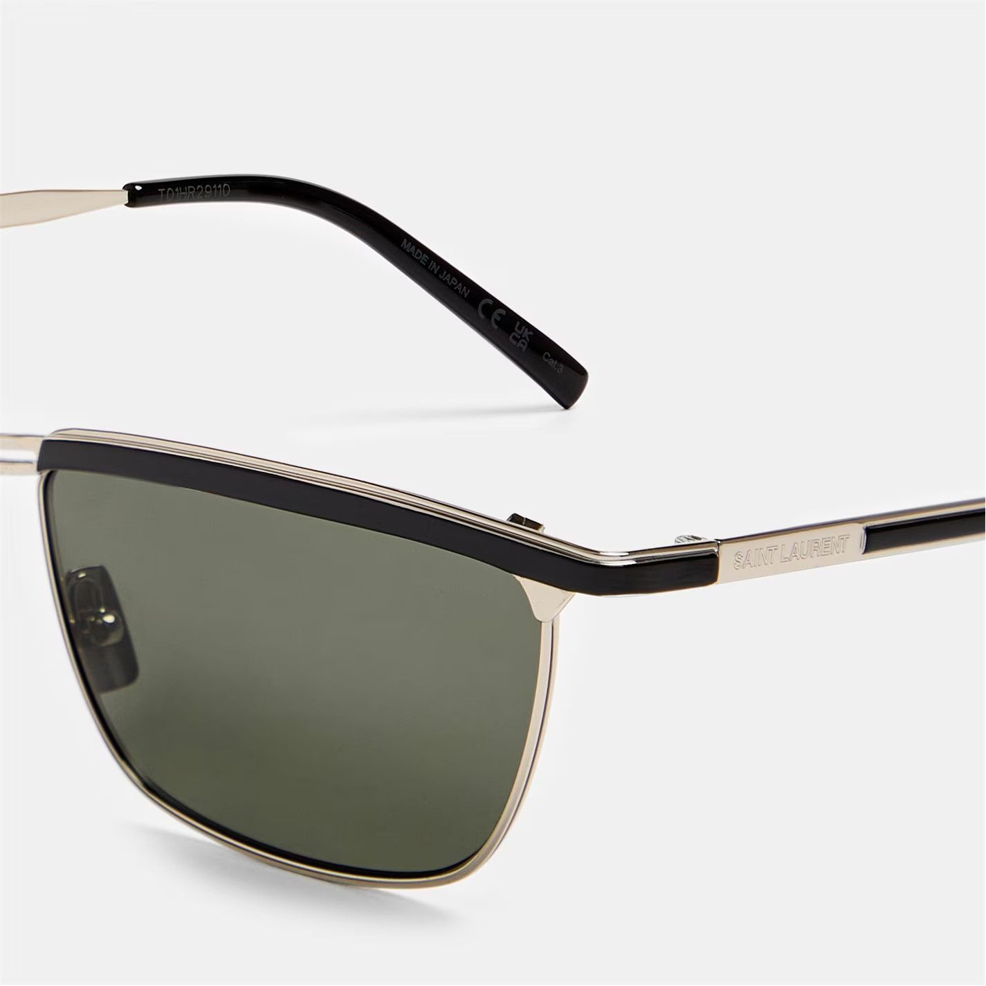 Saint Laurent Paris o1g2r1mq0426 Size: OS / UV Protection Rectangle Sunglasses Size ONE SIZE - 4 Thumbnail