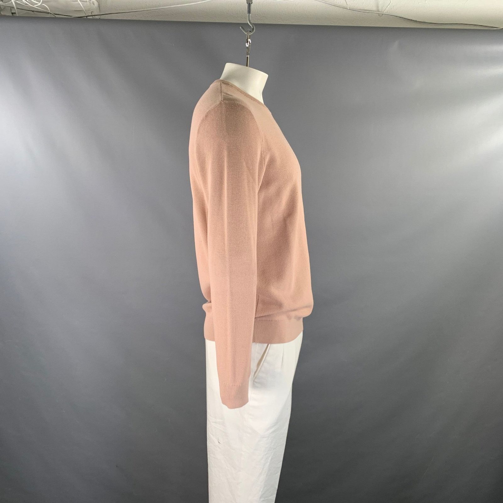Theory THEORY Size XL Camel Cotton Knit Pullover Size US XL / EU 56 / 4 - 2 Thumbnail