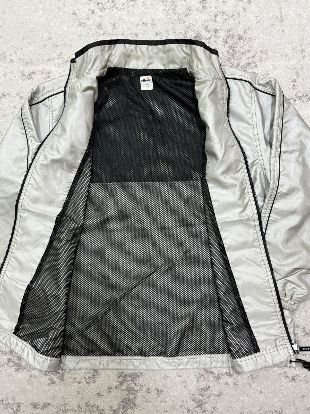 Ellesse Vintage Ellesse Ladies SmallLogo Double Breasted Windbreaker Size L / US 10 / IT 46 - 7 Thumbnail