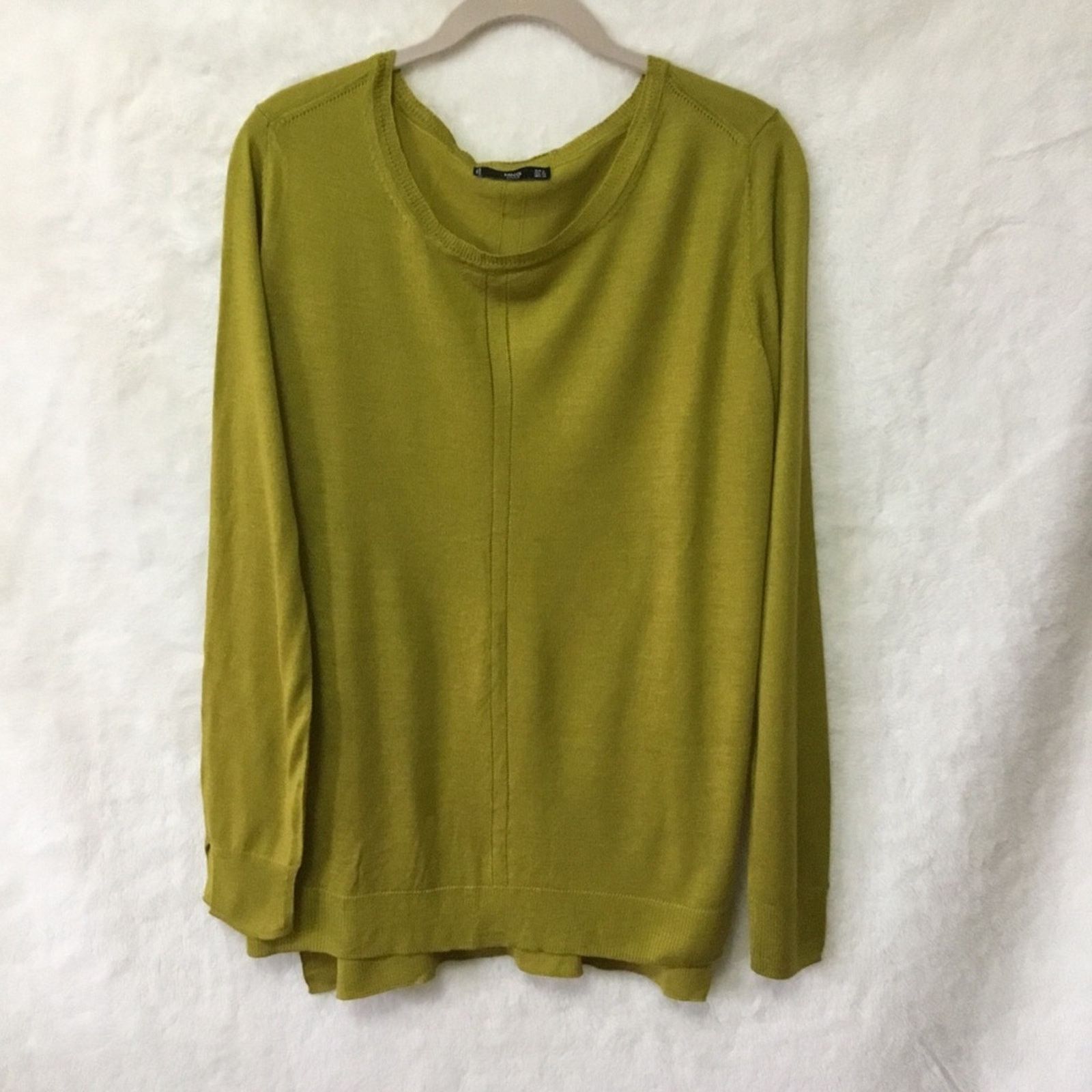 Mango Mango MNG Olive-Green Sweater Size XS / US 0-2 / IT 36-38 - 2 Thumbnail