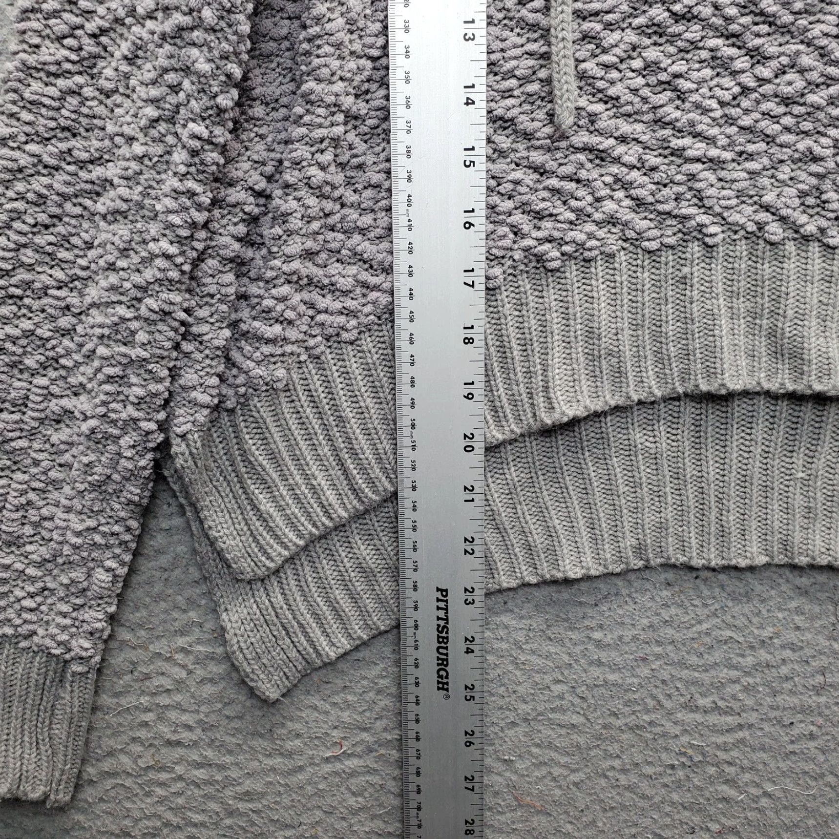 Vintage POL Hooded Sweater Womens S Gray POL15 Size S / US 4 / IT 40 - 3 Thumbnail