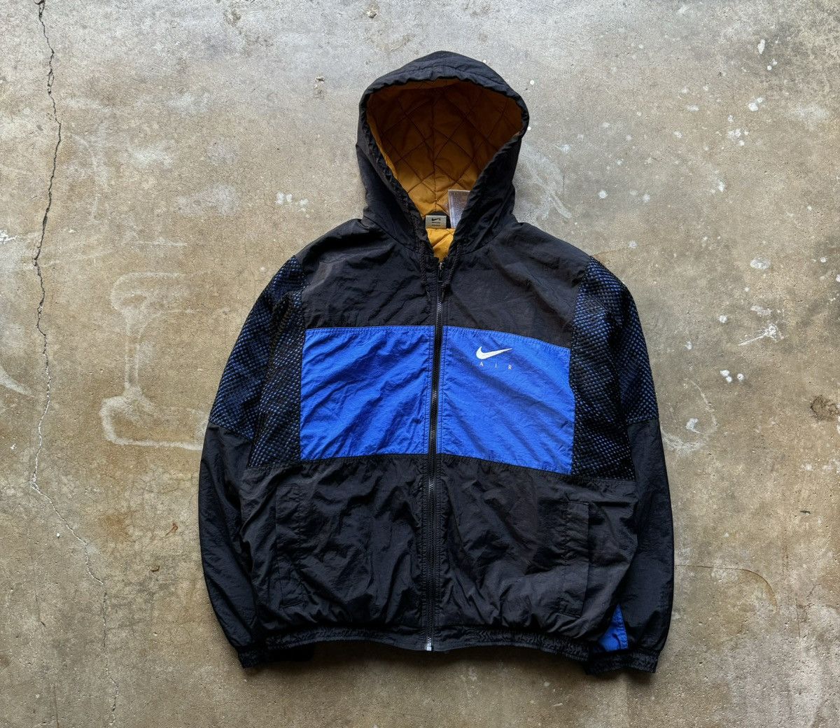 Nike × Vintage Vintage 90s Nike Light Puffer Jacket Size US L / EU 52-54 / 3 - 1 Thumbnail