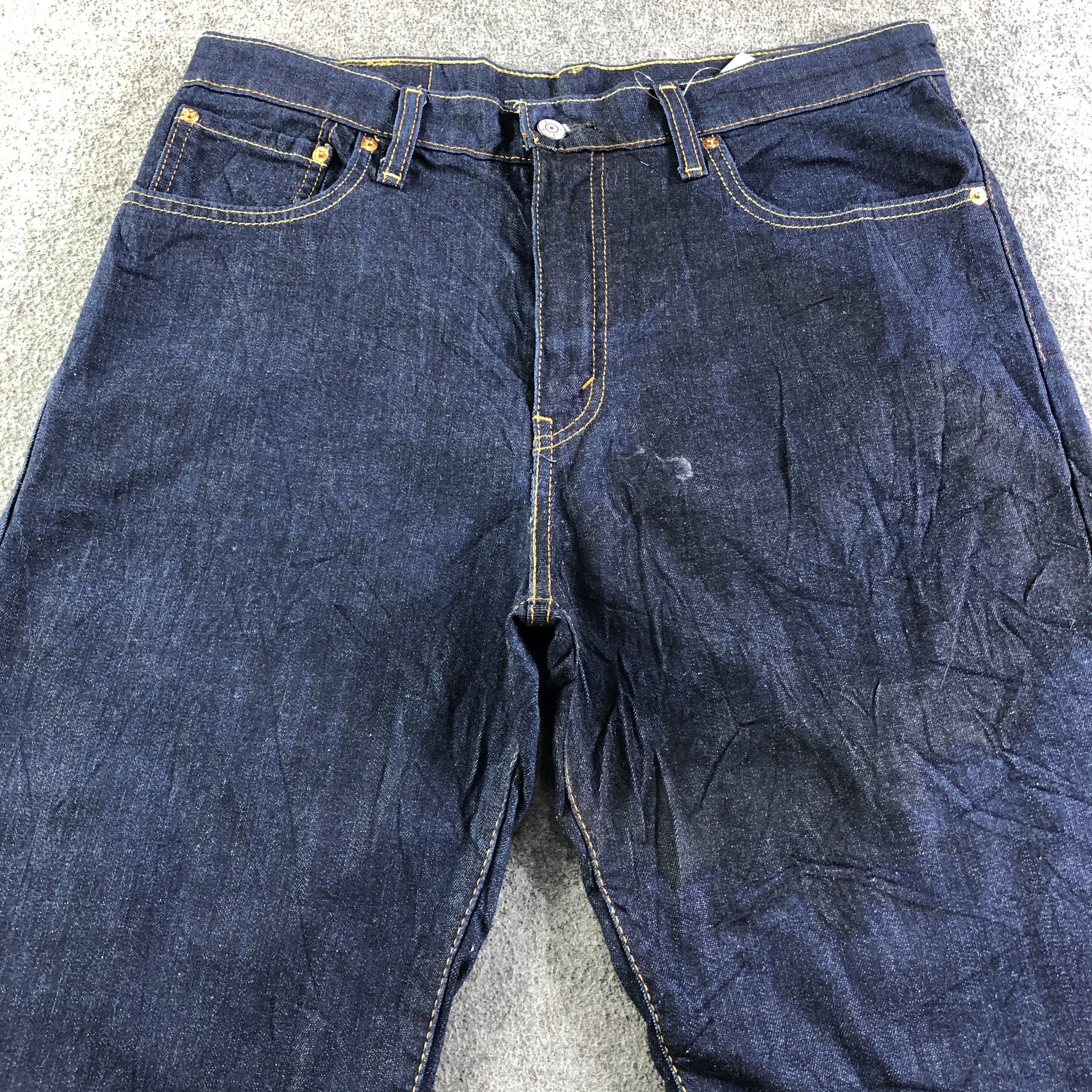 Levi's × Vintage Vintage Blue Wash Levis 569 Jeans-J4435 Size 35" - 3 Thumbnail