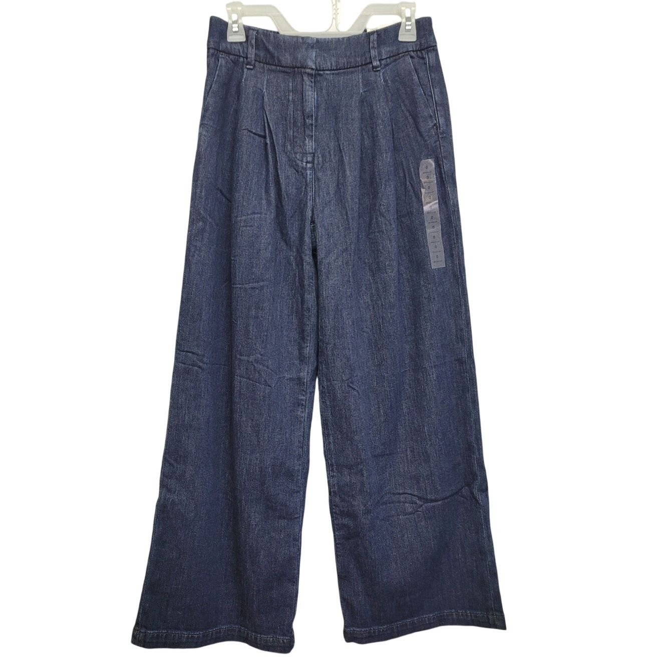 American Eagle Outfitters NWT American Eagle Size 0 Wide Leg Stretch Denim Trousers Size 25" / US 0 / IT 36 - 1 Thumbnail