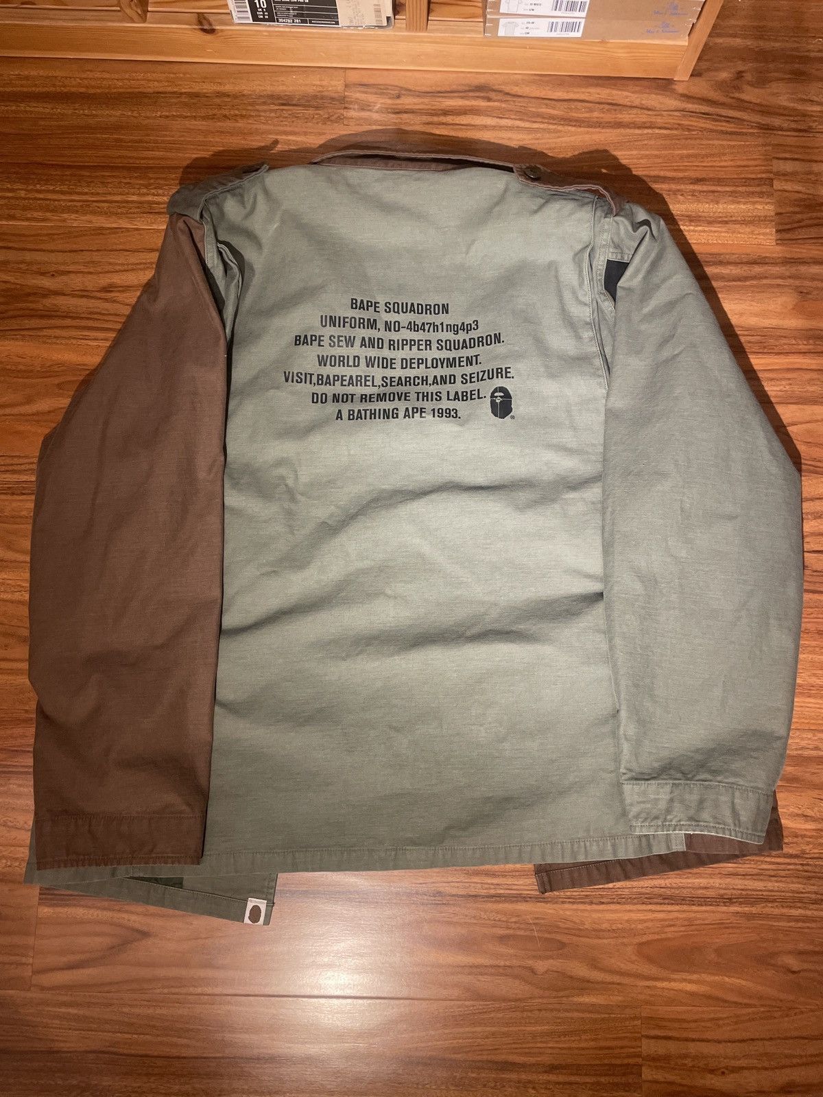 Bape Bape Washed M-65 Jacket Size US XL / EU 56 / 4 - 3 Thumbnail