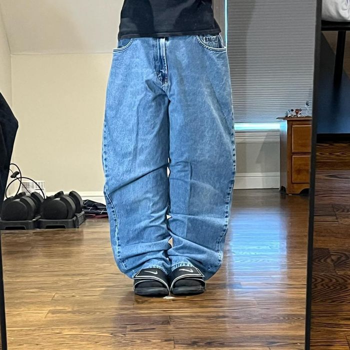 Streetwear vintage 2000s baggy wide leg stonewash kirkland jeans | Grailed