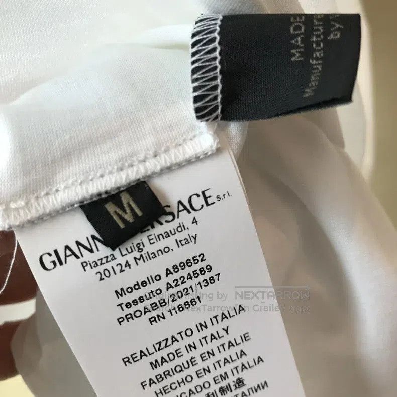 Versace Versace White Medusa silver head short sleeves Size US M / EU 48-50 / 2 - 4 Thumbnail