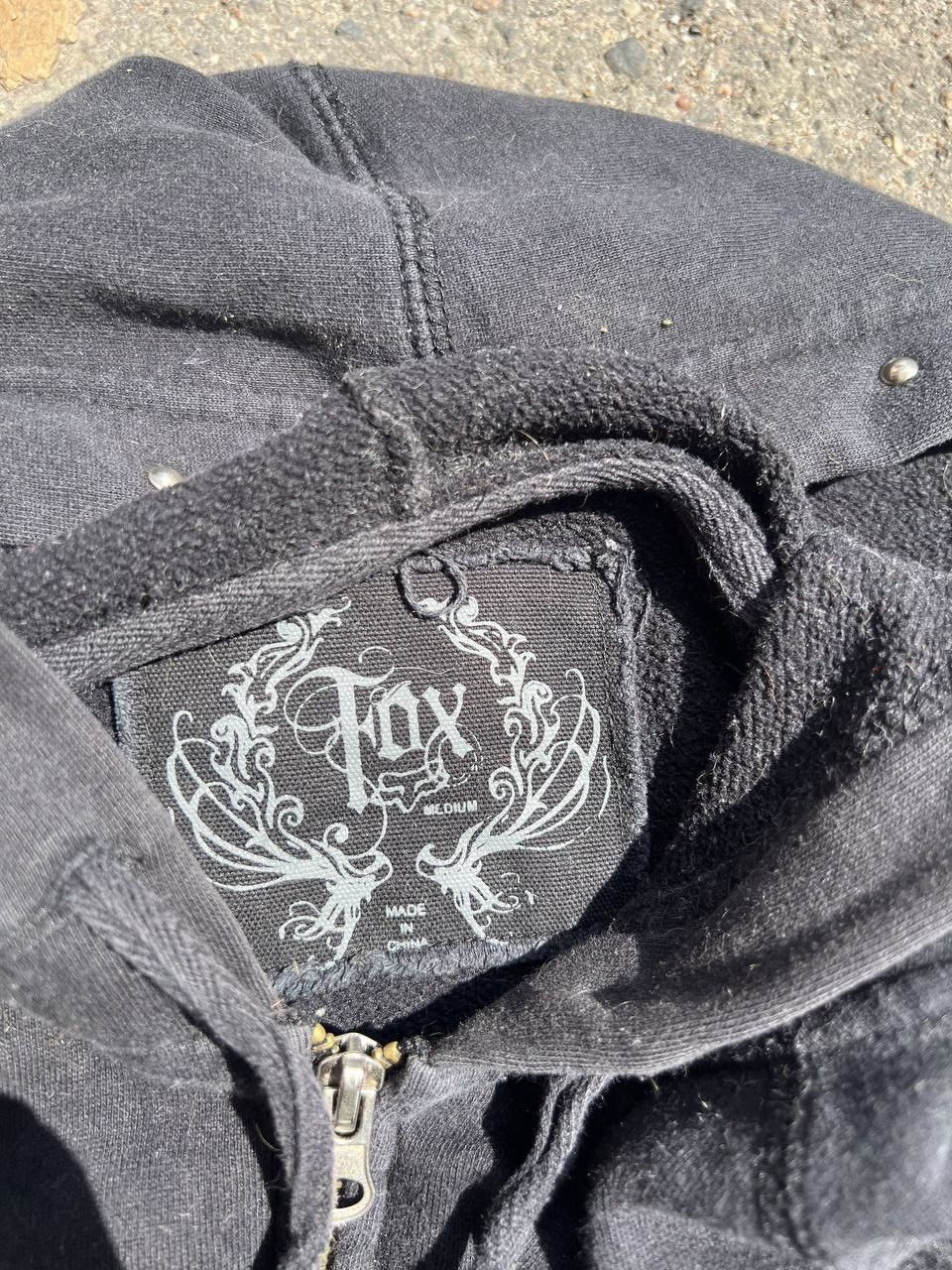 Fox Racing × Vintage Vintage fox racing y2k hoodie sweatshirt Size M / US 6-8 / IT 42-44 - 3 Thumbnail