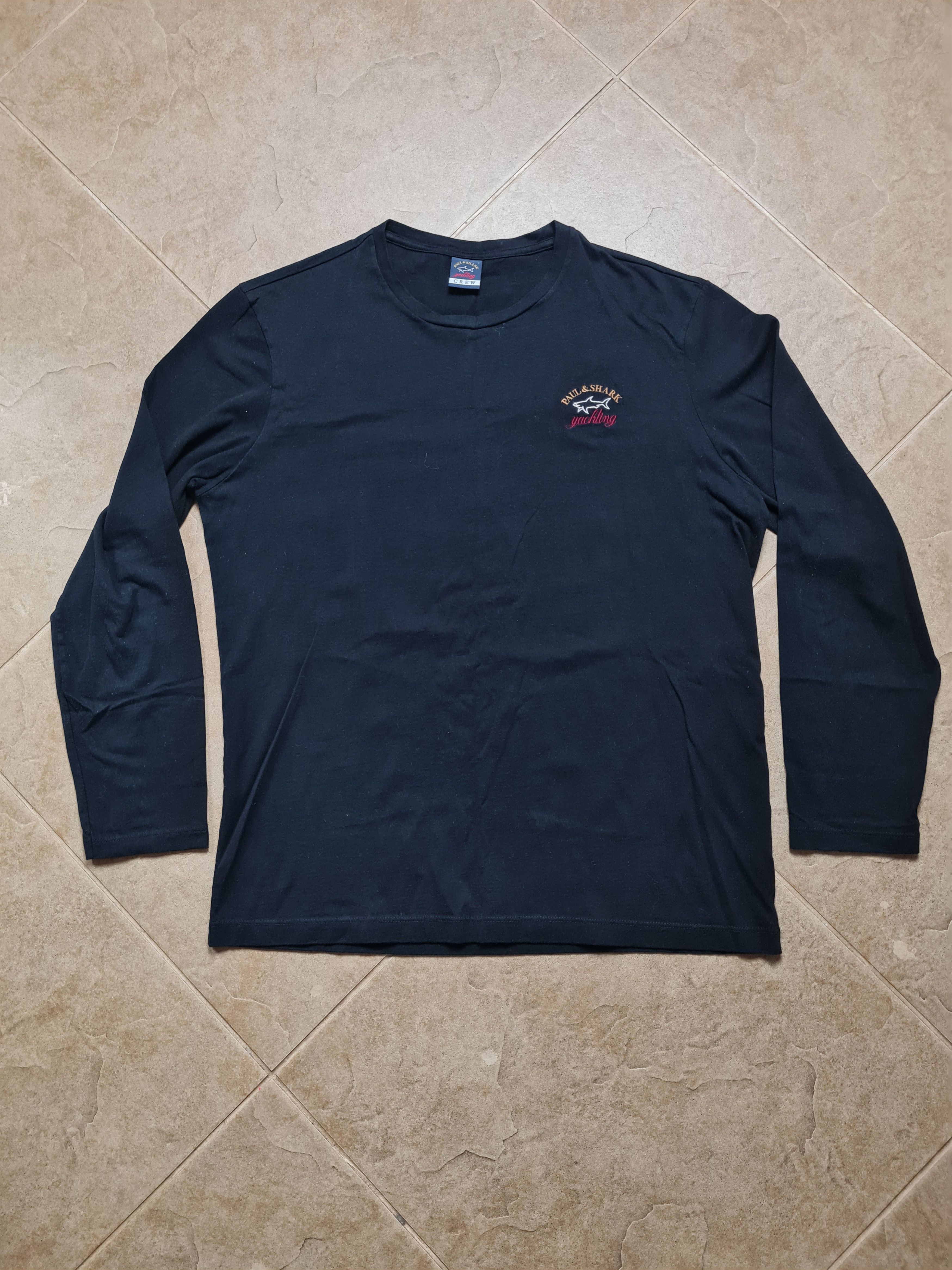Paul & Shark Paul & Shark Long Sleeve T Shirt Black Italy Logo Size L Size US L / EU 52-54 / 3 - 1 Thumbnail
