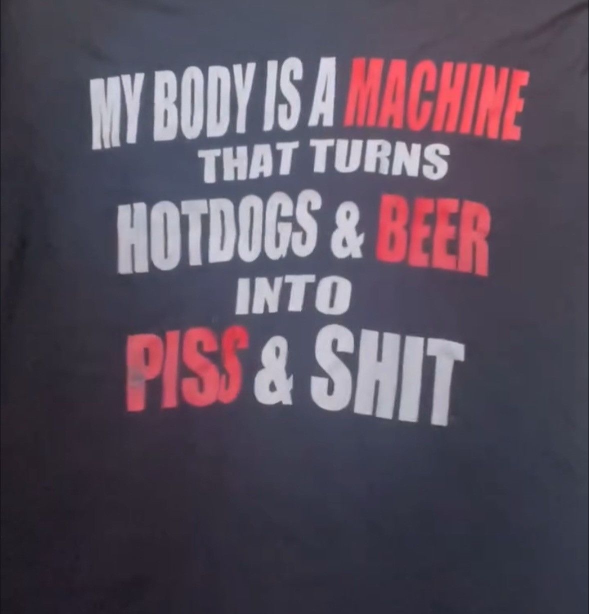 Haunted Starbucks My body is a machine that turns hotdogs into piss and shit Size US M / EU 48-50 / 2 - 2 Thumbnail