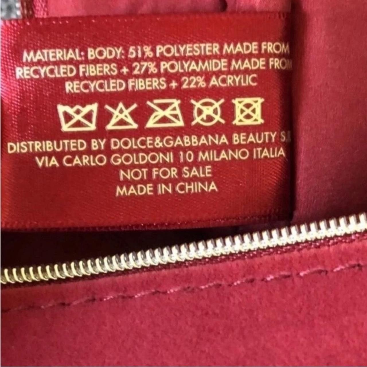 Dolce & Gabbana Dolce & Gabbana Beauty Red velvet Q cosmetic bag Size ONE SIZE - 5 Thumbnail