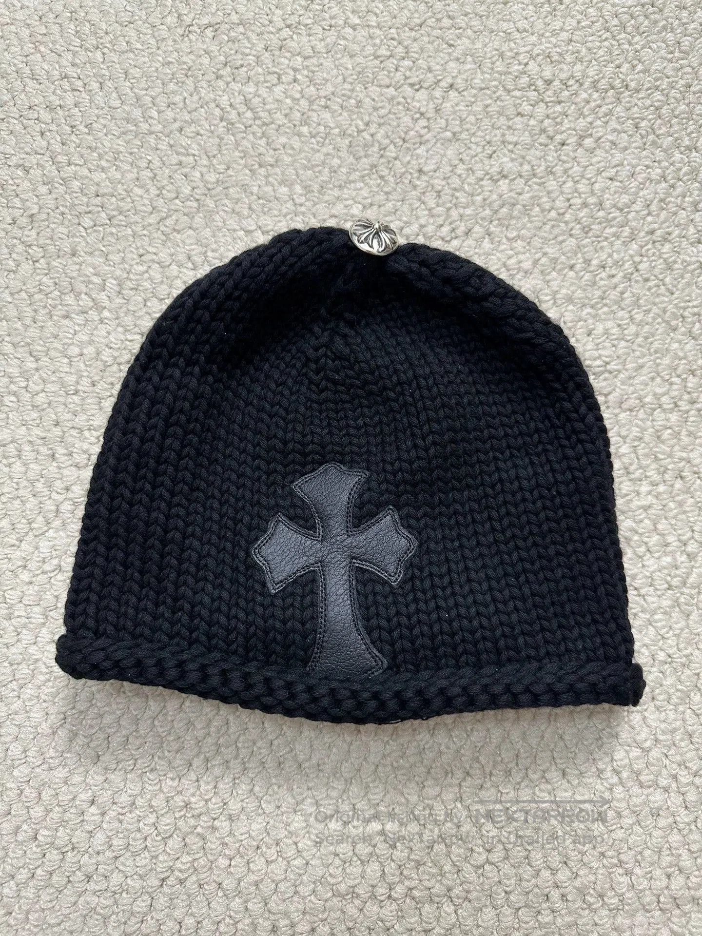 Chrome Hearts chrome hearts knit cap with cross design. Size ONE SIZE - 1 Thumbnail