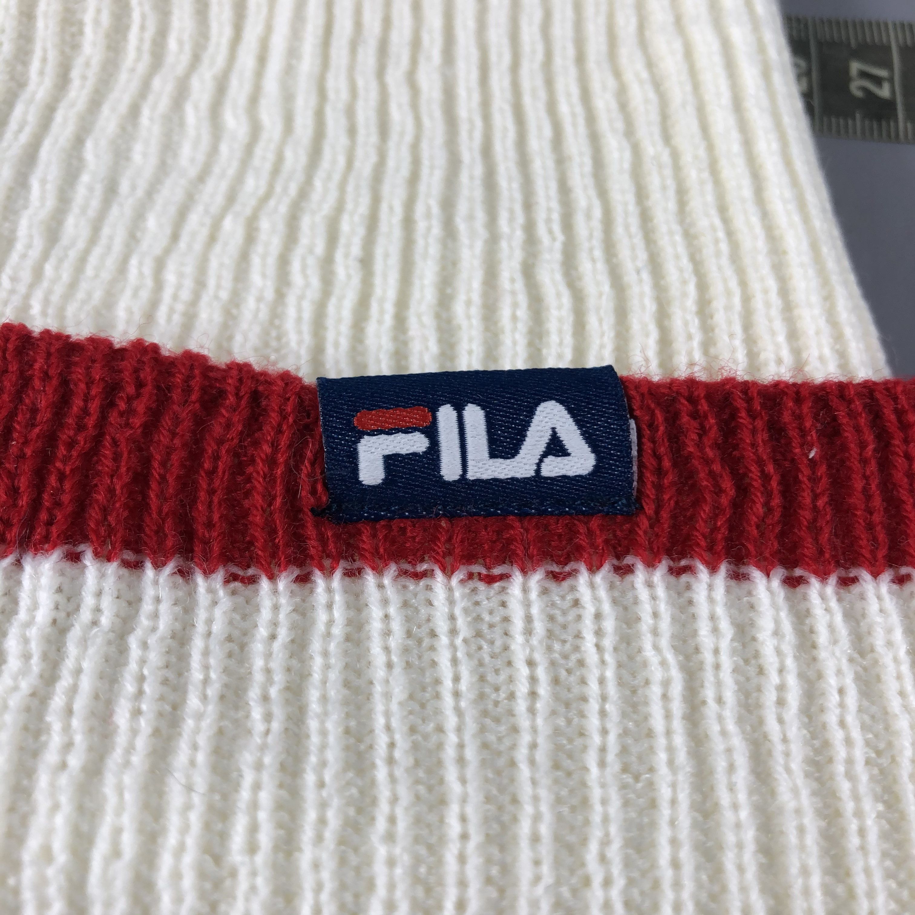 Fila × Vintage Fila Golf Beanie Snow Hat Snow Cap -D934 Size ONE SIZE - 4 Thumbnail