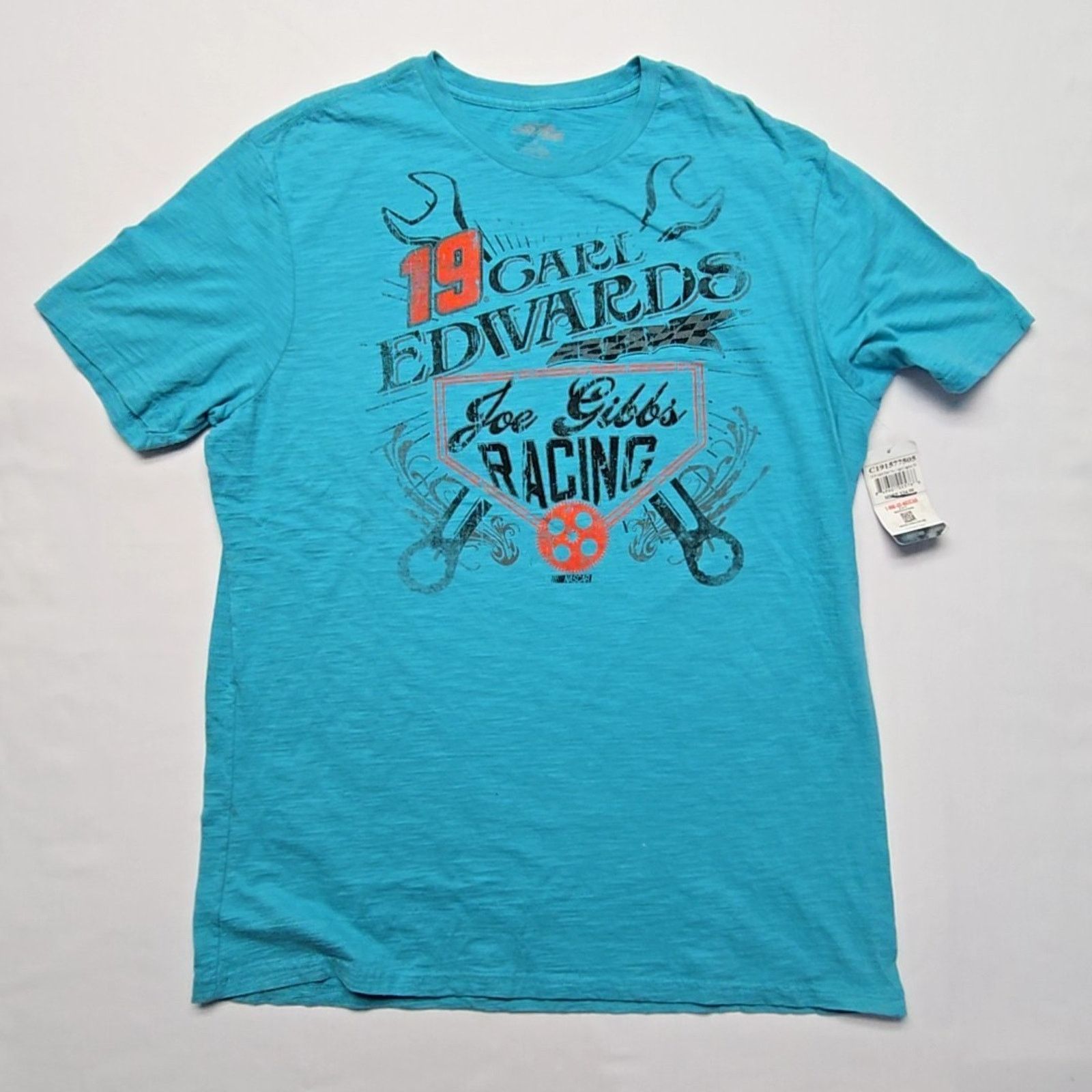 NASCAR Joe Gibbs Racing Carl Edwards Tee Blue NASCAR XL Shirt Size US XL / EU 56 / 4 - 1 Thumbnail