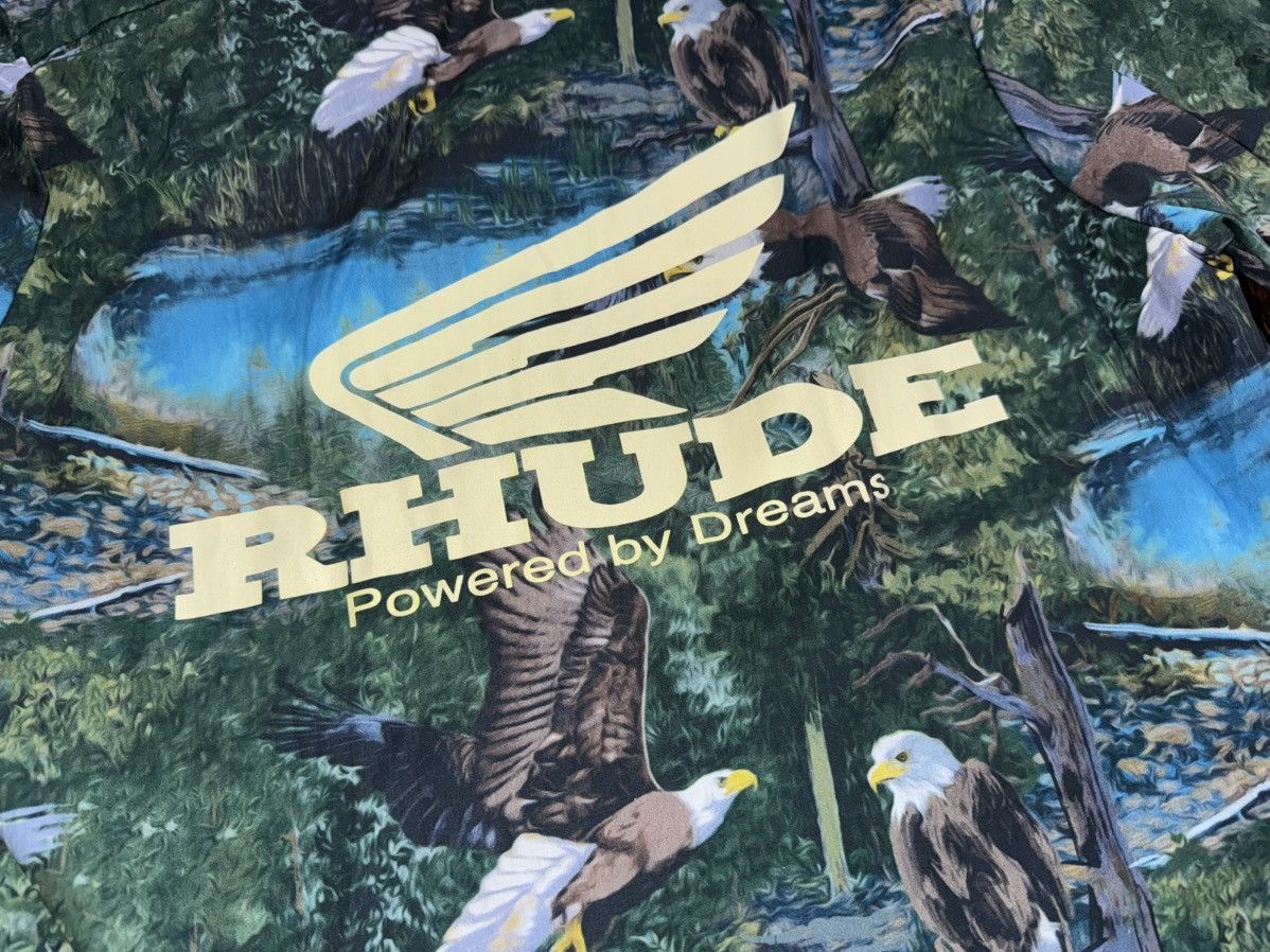 Rhude Rhude “Powered By Dreams” Eagle Pattern Shirt Size Large Size US L / EU 52-54 / 3 - 6 Thumbnail