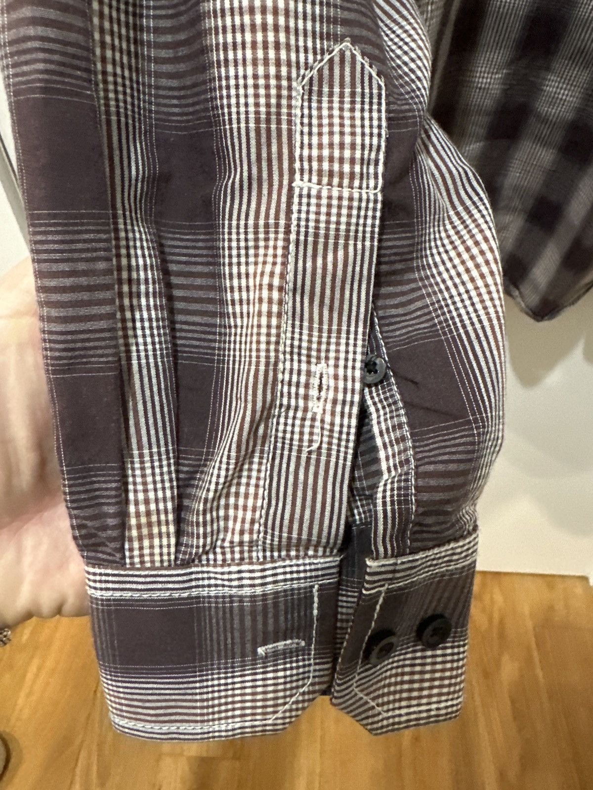 Other Maroon Plaid Shirt Size US L / EU 52-54 / 3 - 5 Thumbnail