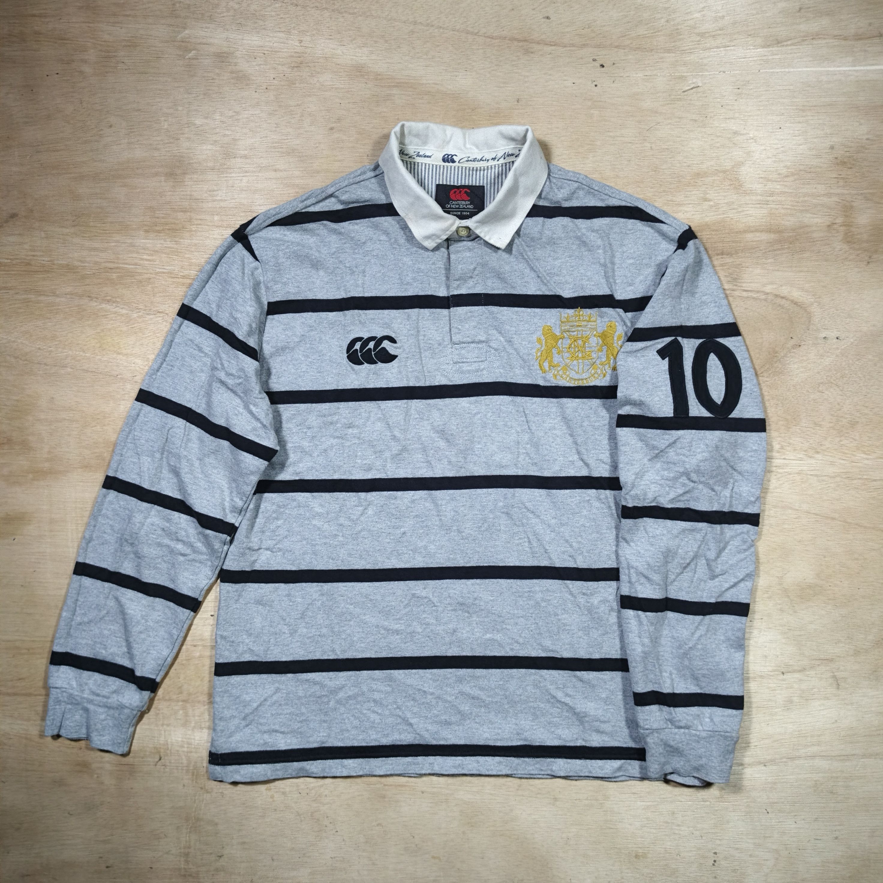 Canterbury of New Zealand Canterbury of New Zealand Striped Longsleeve Rugby Polo Size US L / EU 52-54 / 3 - 9 Thumbnail