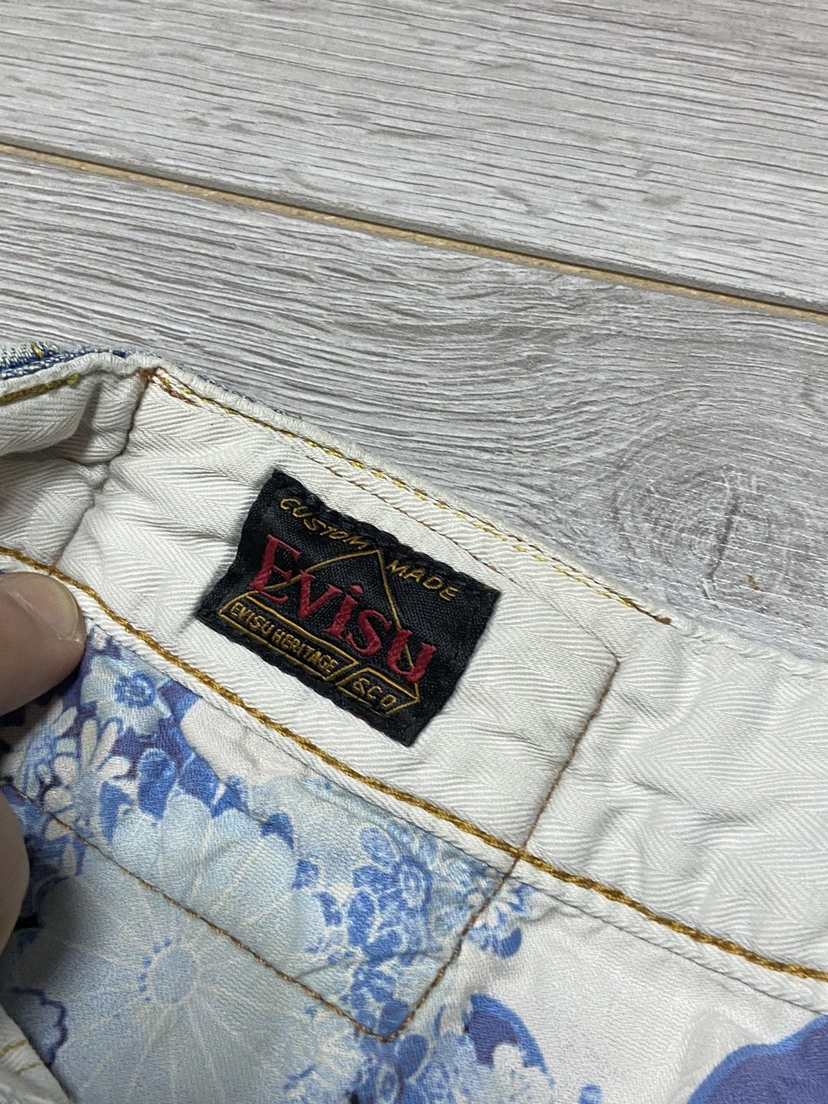 Evisu Evisu vintage seagull denim short jeans Size US 32 / EU 48 - 10 Thumbnail