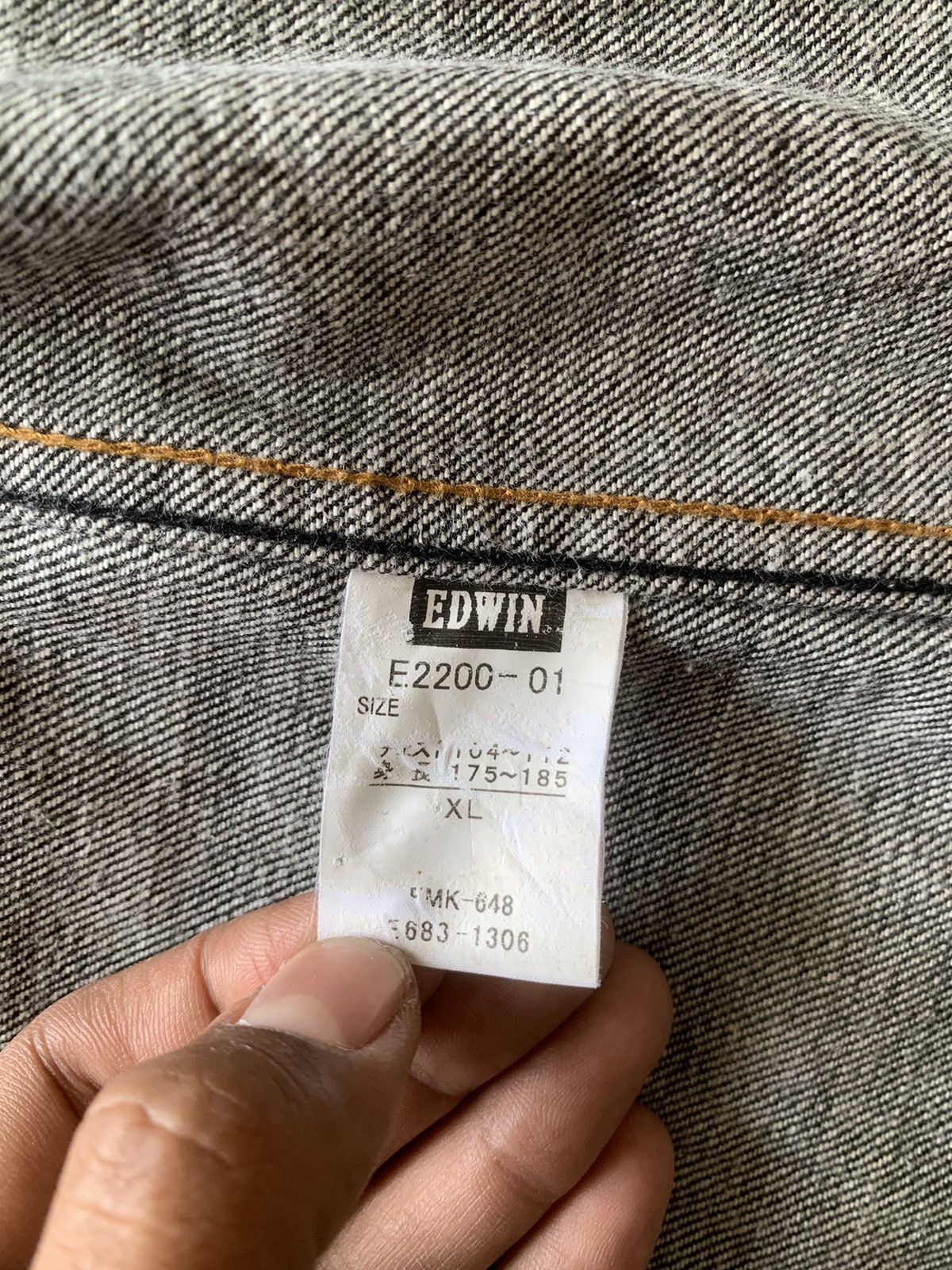Edwin × Japanese Brand Edwin E-Function Raw Denim Chore Jacket Size US L / EU 52-54 / 3 - 10 Thumbnail