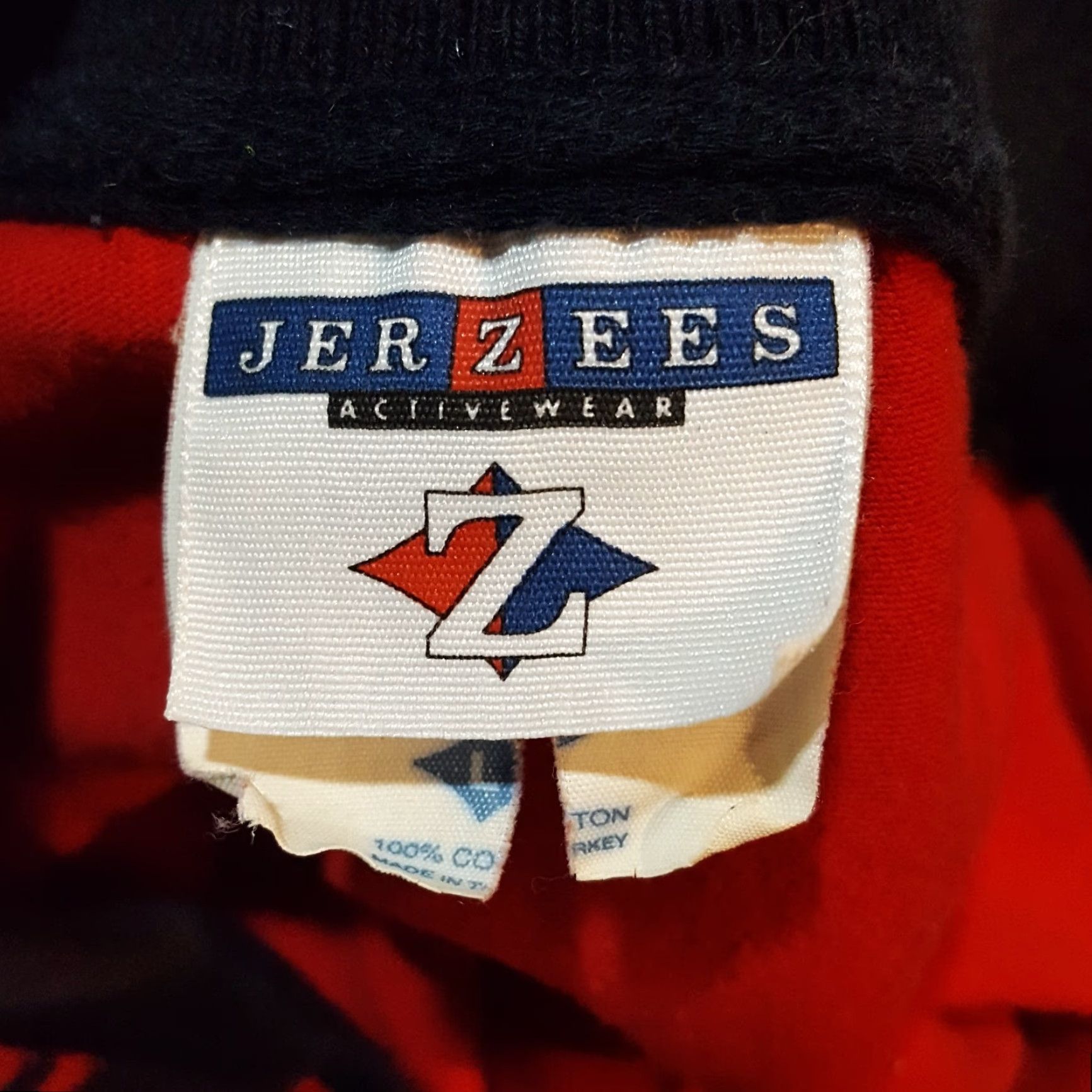 Jerzees VINTAGE Winston Cigarettes NASCAR Racing Polo Shirt Men's Large Red 90s NASCAR Grunge Beach Preppy Shirt Collar POLO Mens L Red Size US L / EU 52-54 / 3 - 7 Thumbnail