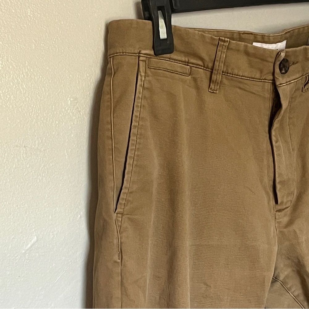 Designer GOODFELLOW Tan Slim Fit Hennepin Chino Pants-Size 30” x 30” Size US 30 / EU 46 - 2 Thumbnail