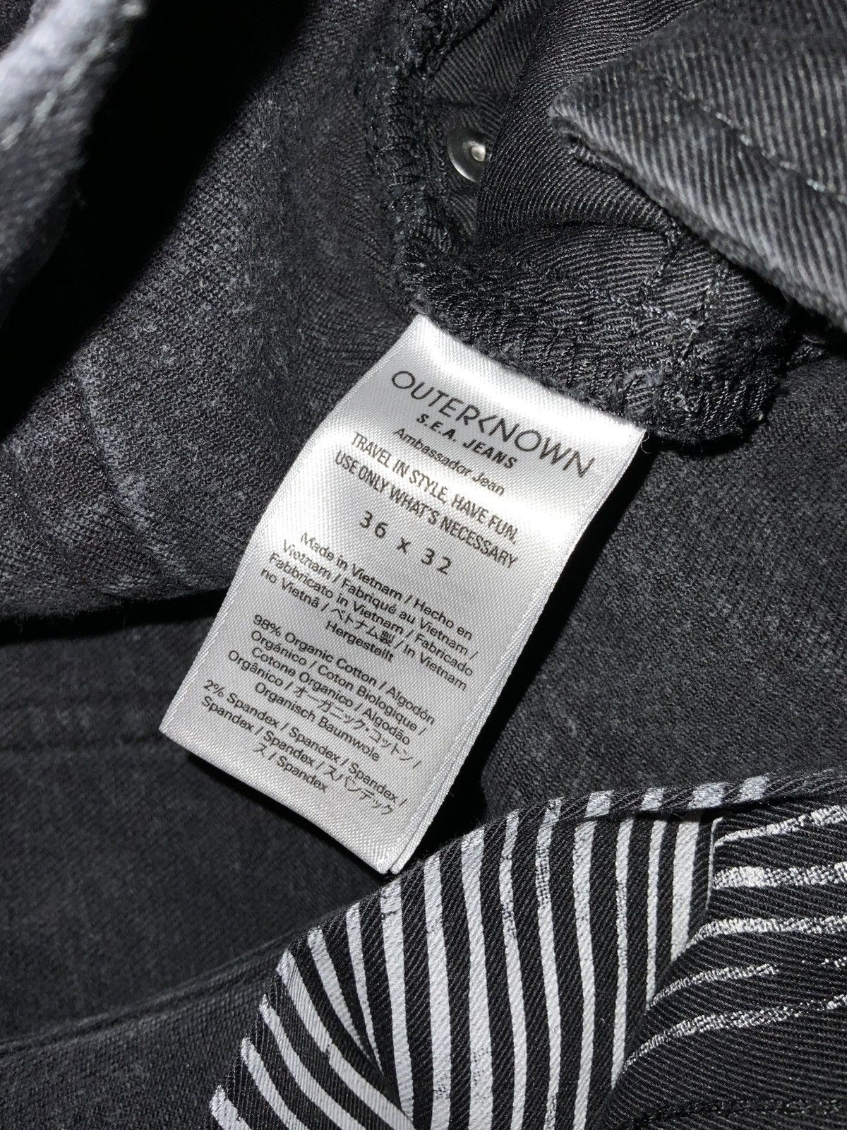 Outerknown Outerknown Ambassador Organic Cotton S.E.A Denim Jeans Size US 36 / EU 52 - 7 Thumbnail