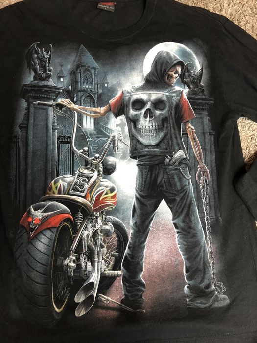 Harley Davidson tshirt alternative rock harley davidson Gothic spiral ...