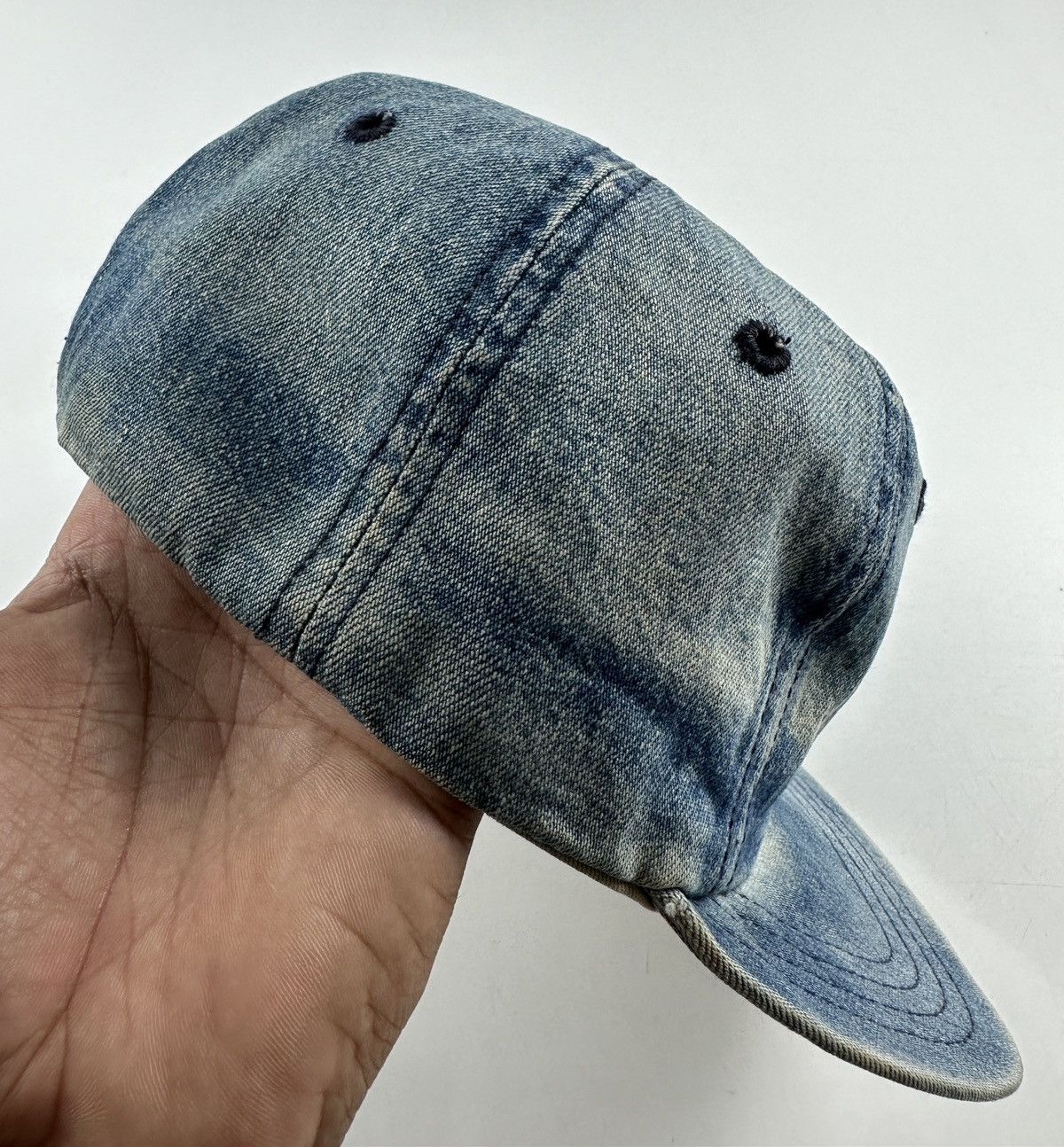 Polo Ralph Lauren VINTAGE 90’s POLO SPORT DENIM CAP , HAT Size ONE SIZE - 4 Thumbnail