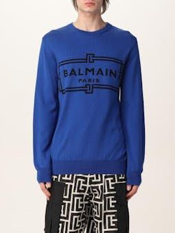 o1srvl11e1123 Wool Sweater in Blue