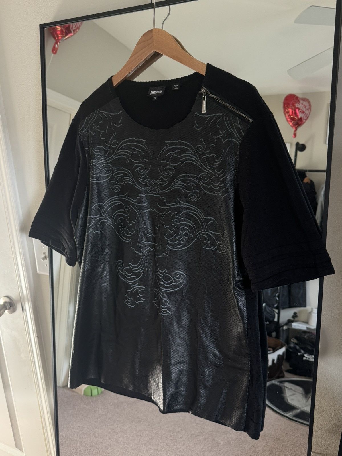 Just Cavalli JUST CAVALLI rare zip tee Size US XL / EU 56 / 4 - 1 Thumbnail
