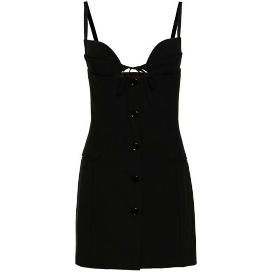 Nensi Dojaka NENSI DOJAKA Women Dresses SS24DR186 BLACK Size L / US 10 / IT 46 - 1 Thumbnail