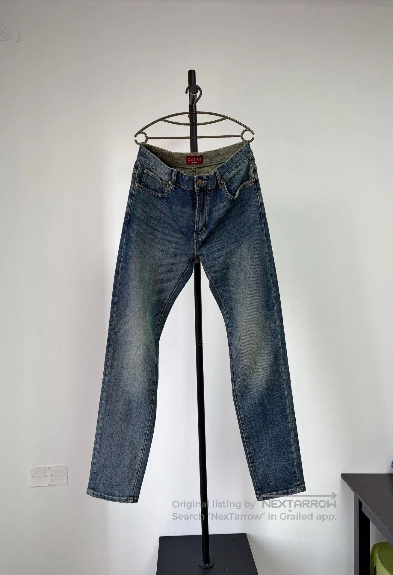 Gucci Gucci Blue Denim Jeans. Size 37" - 9 Thumbnail