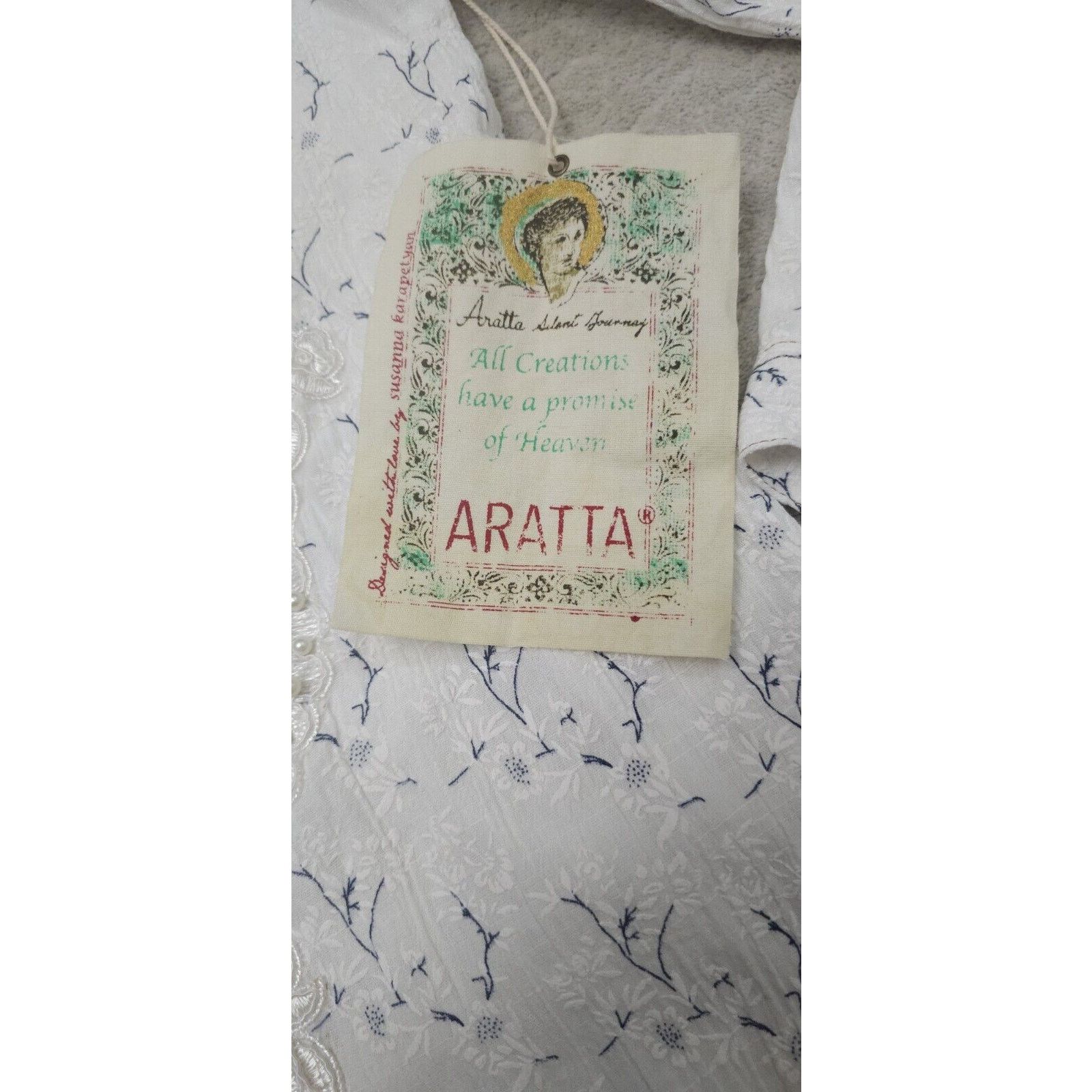 Anthropologie Aratta Silent Journey Anthropologie Top Floral Embroidered S Size S / US 4 / IT 40 - 9 Thumbnail