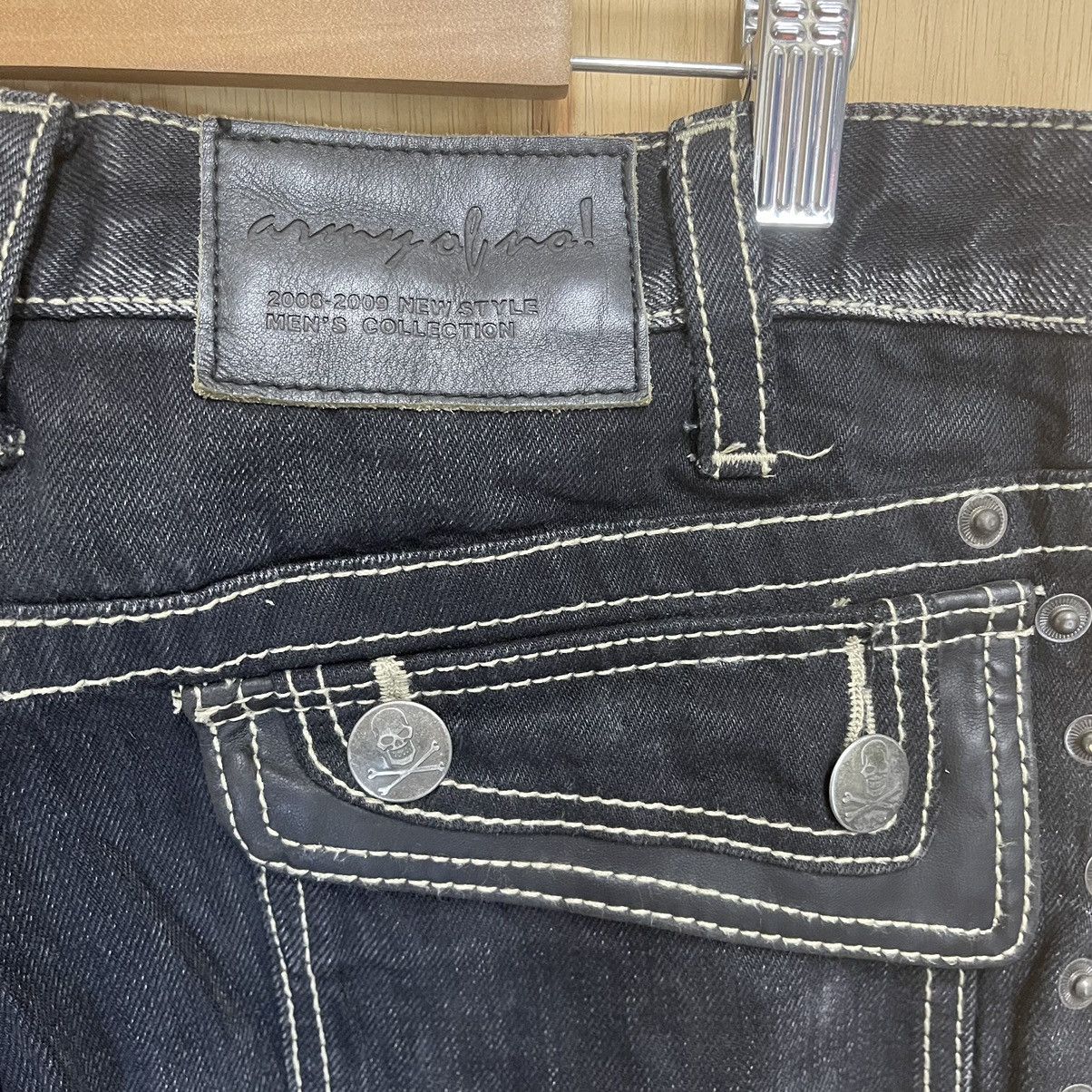 If Six Was Nine Hideaway Nicole Synthetic Leather Lowrise Bootcut Jeans Size US 32 / EU 48 - 16 Thumbnail