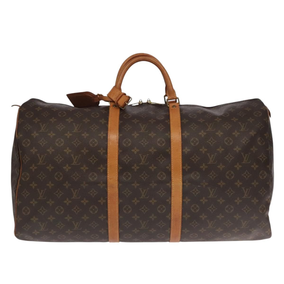 Louis Vuitton Keepall 60 Brown Canvas Travel Bag (Pre-Owned) Size ONE SIZE - 1 Thumbnail