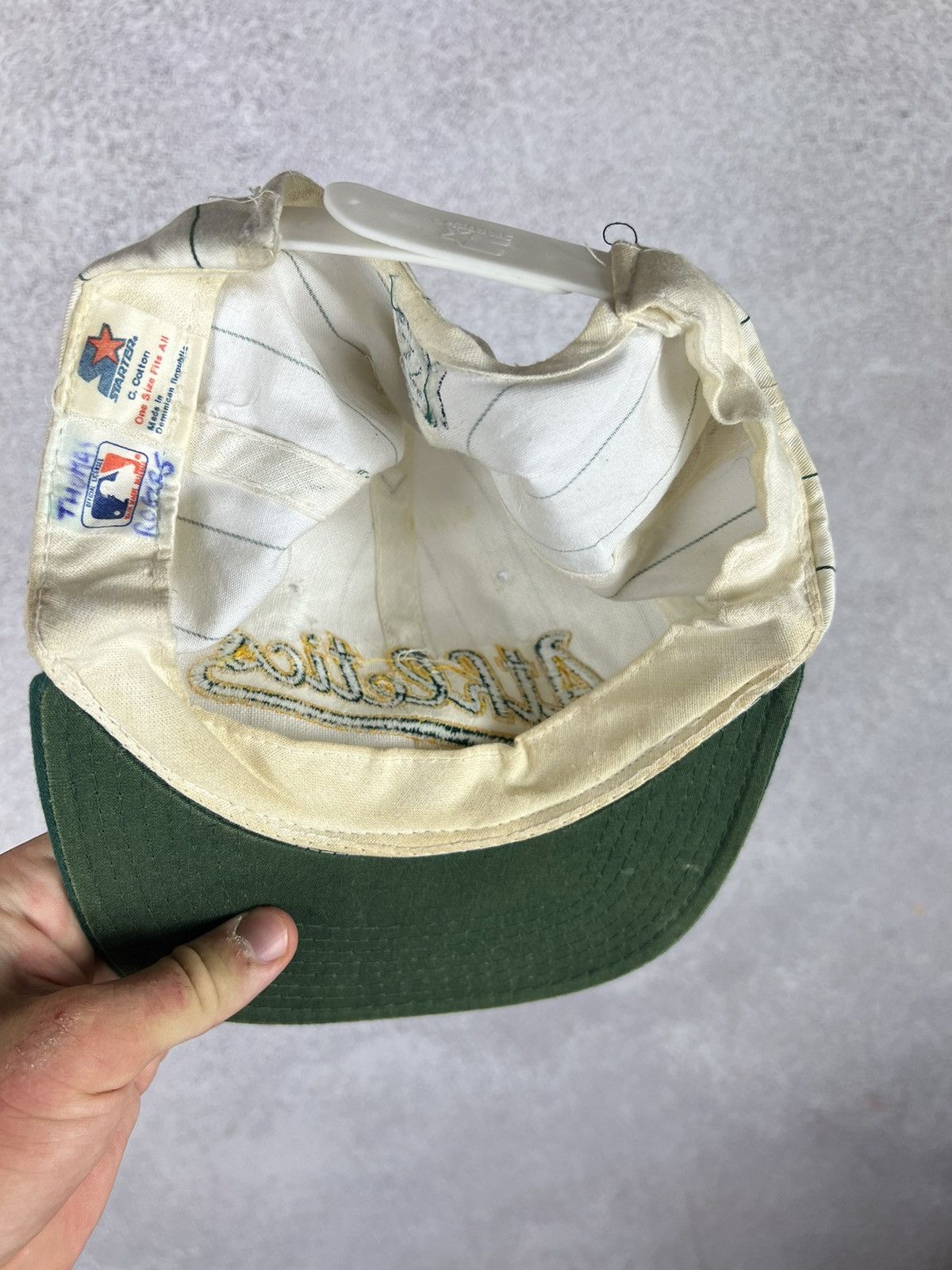 Starter Rare!Vintage Oakland Athletics Starter 90s Cap SnapBack Hat Size ONE SIZE - 8 Thumbnail