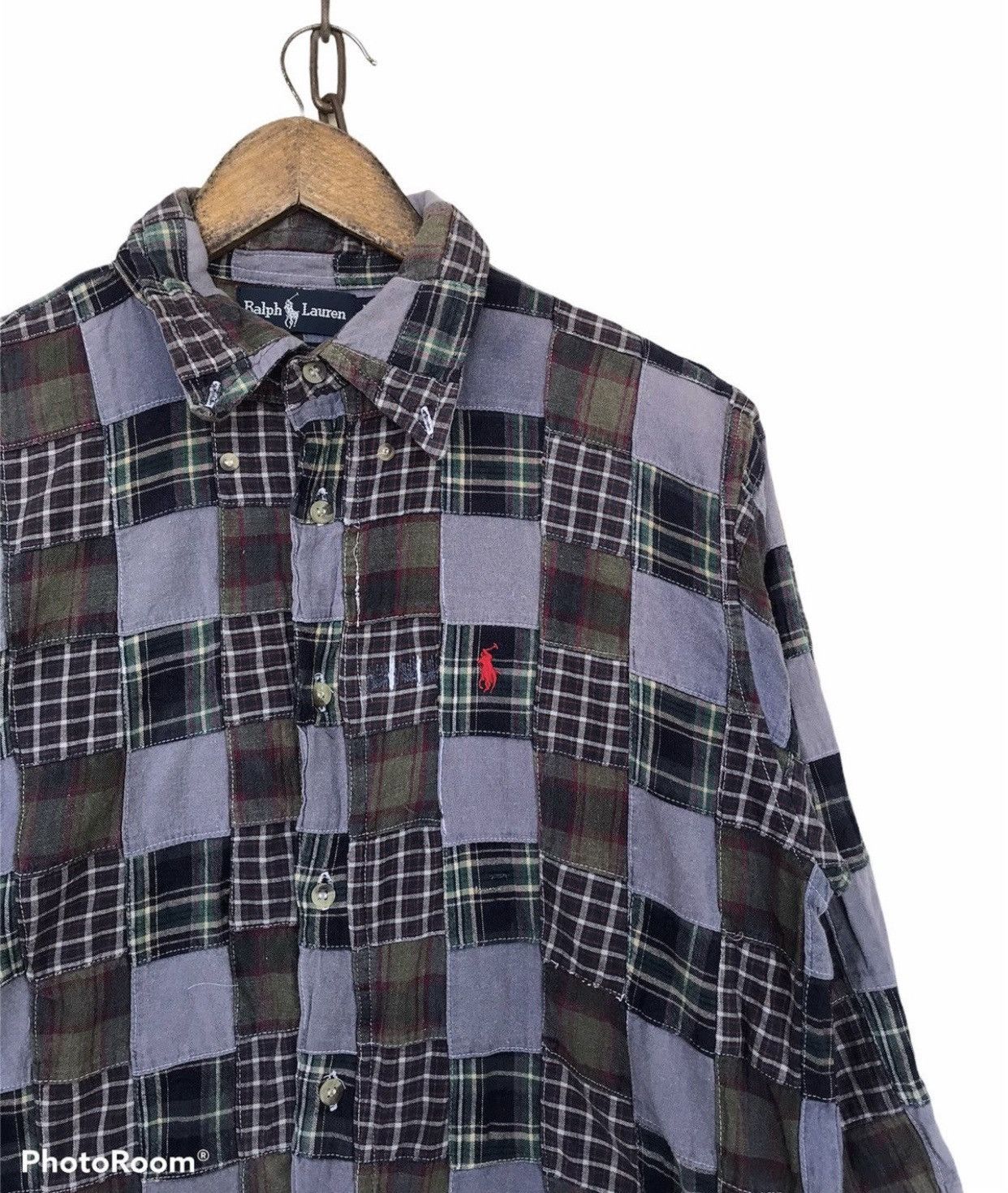 RRL Ralph Lauren × Ralph Lauren × Vintage Vintage Polo Ralph Lauren Patchwork Size US L / EU 52-54 / 3 - 4 Thumbnail