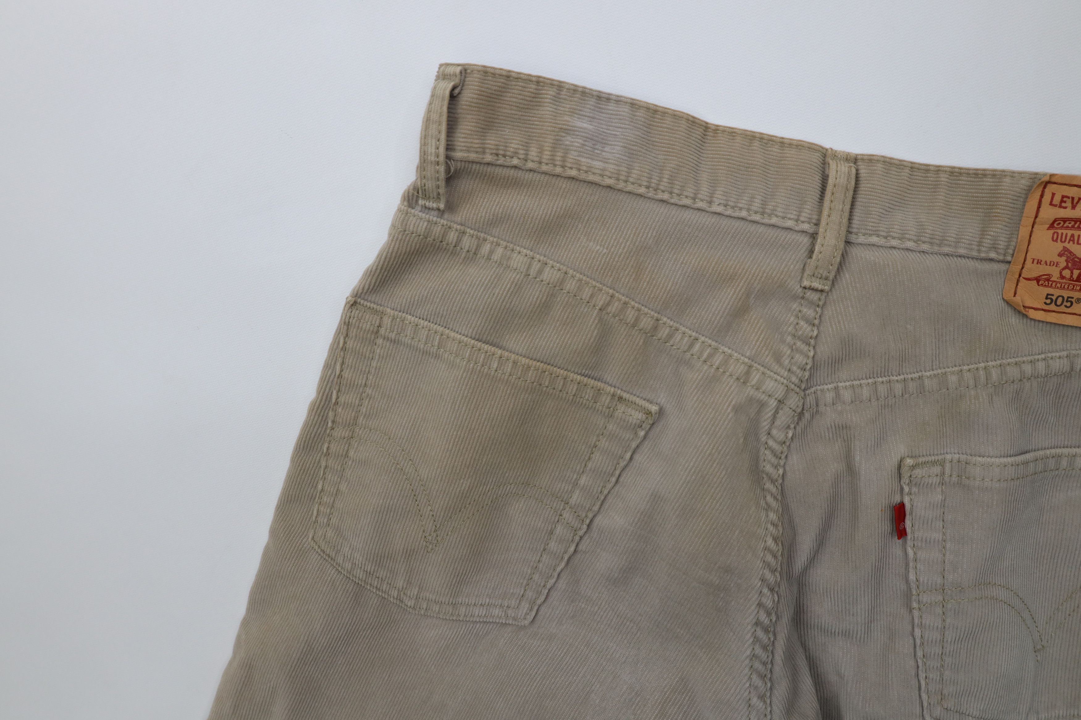 Levi's Vintage Y2K Levis 505 Regular Straight Leg Corduroy Pants Size US 31 - 16 Thumbnail