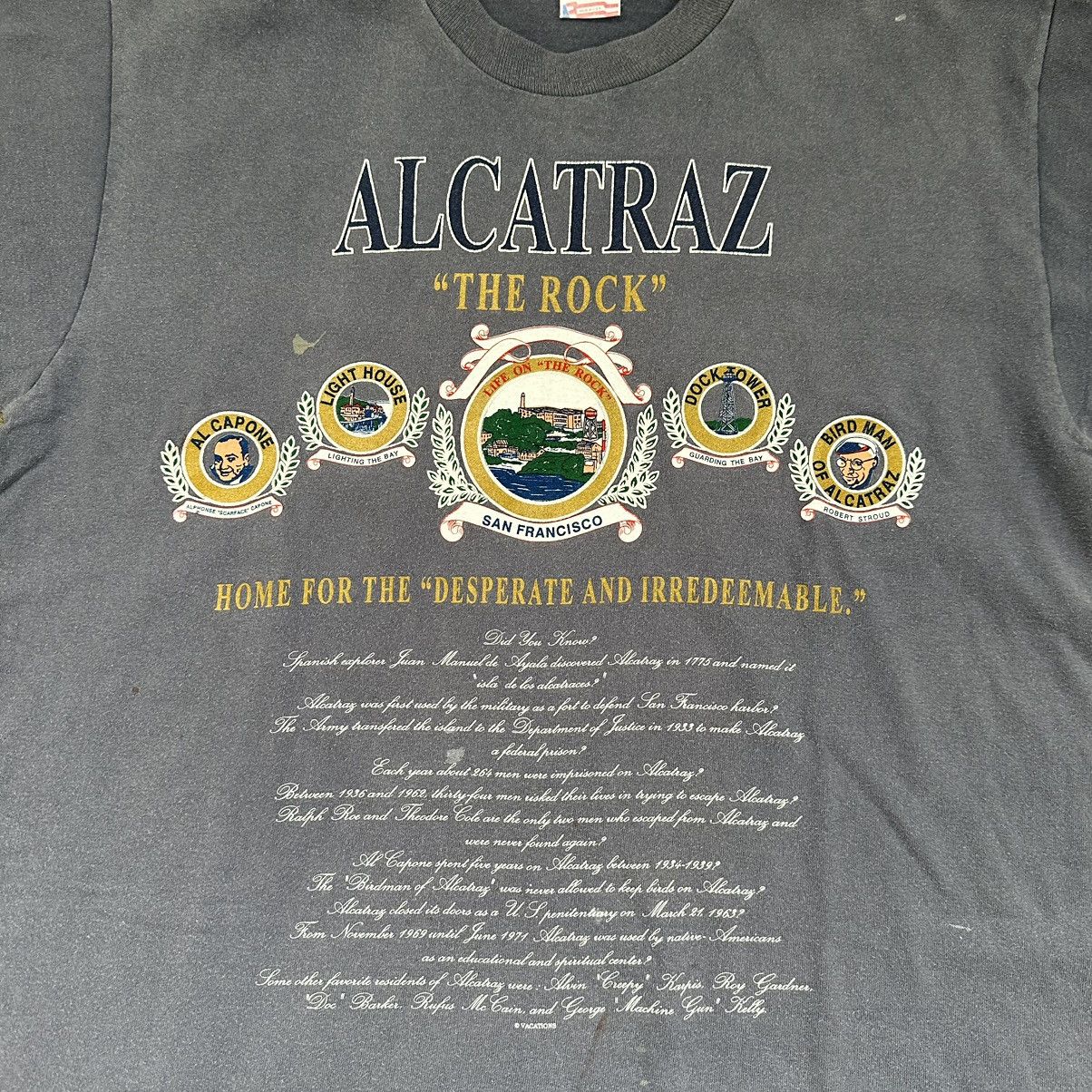 Vintage Vtg 90s ALCATRAZ The Rock Movie Tee Shirt Size US L / EU 52-54 / 3 - 5 Thumbnail