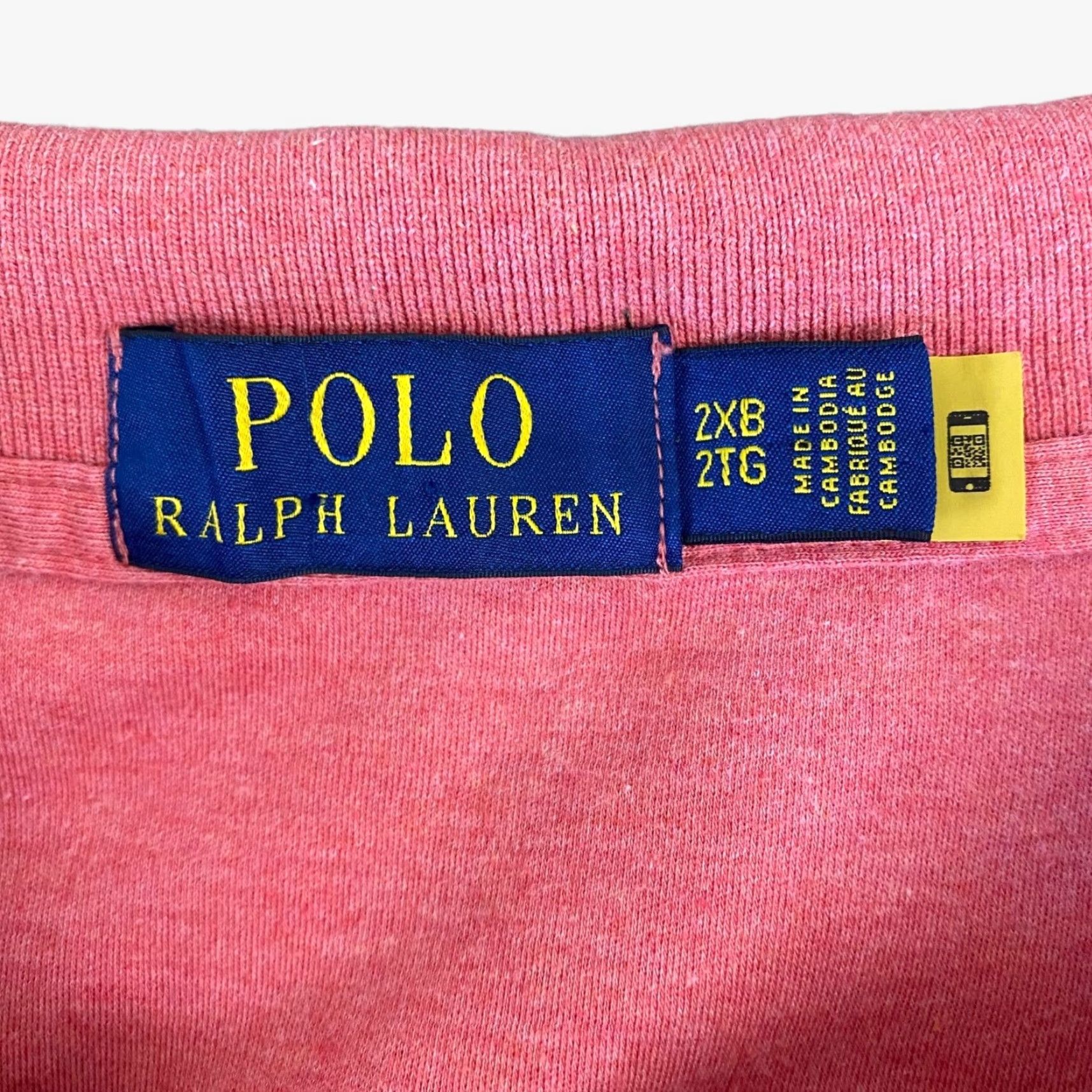 Ralph Lauren VINTAGE Polo Ralph Lauren Polo Shirt Big & Tall Light Red 2XB Men’s Size 2X Big & Tall Cotton Polo Shirt Mens Size US XXL / EU 58 / 5 - 7 Thumbnail